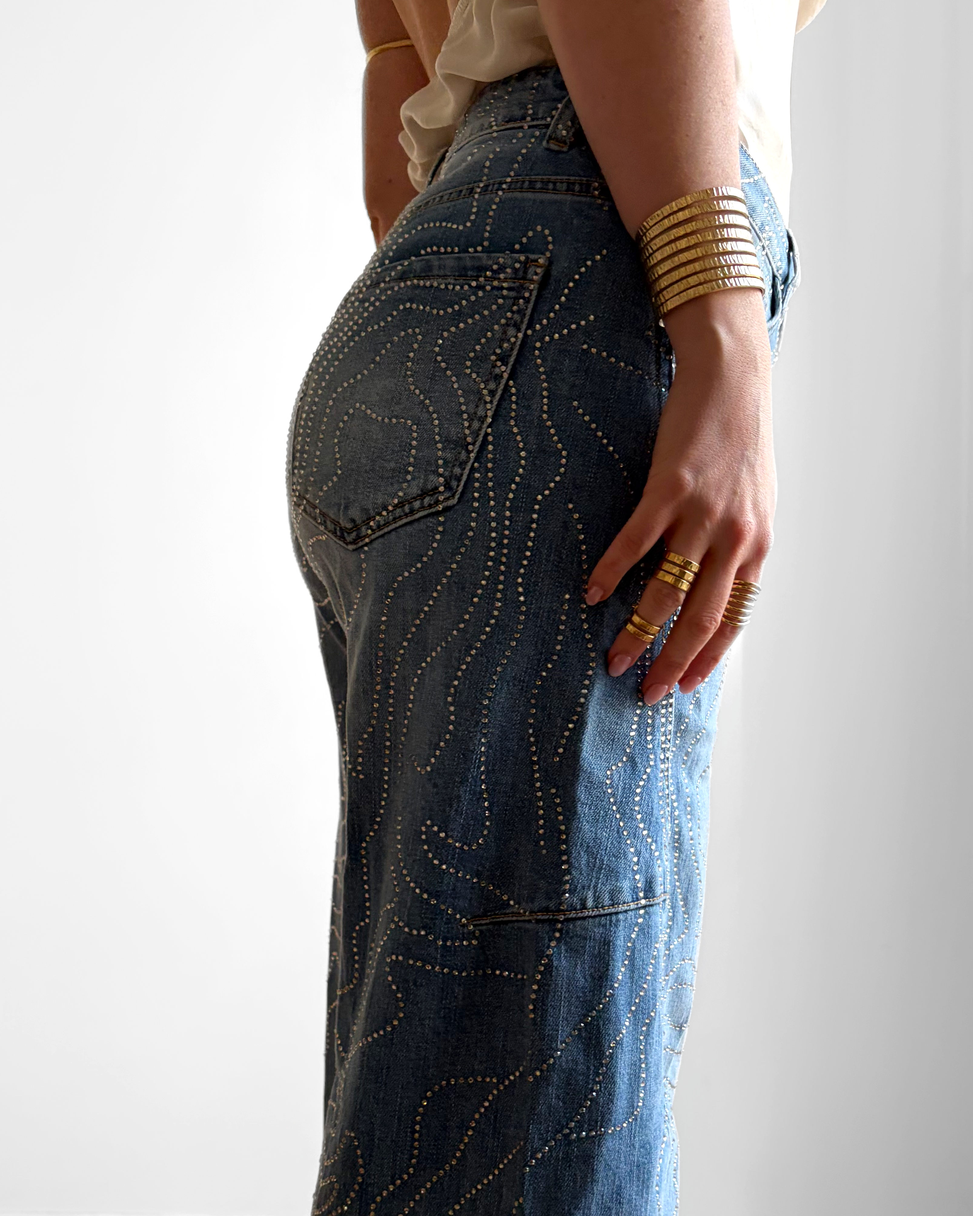 BAGUE ARTICULÉE CISELÉE