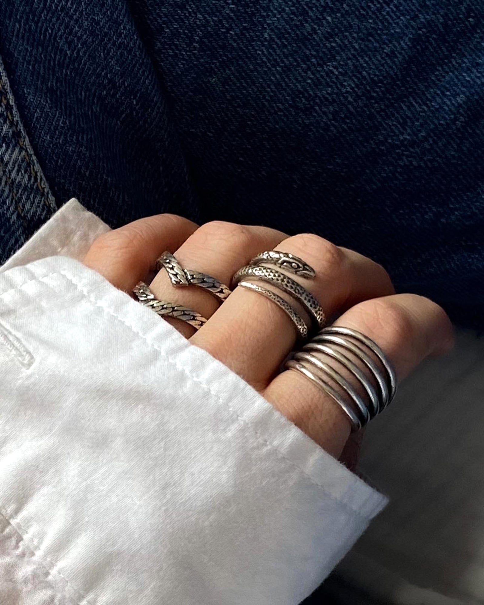 BAGUE 5 HOOPS