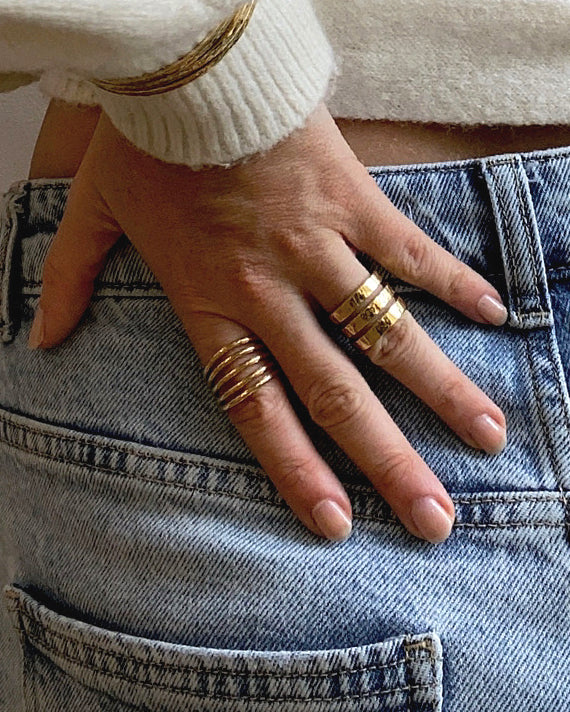 BAGUE 5 HOOPS