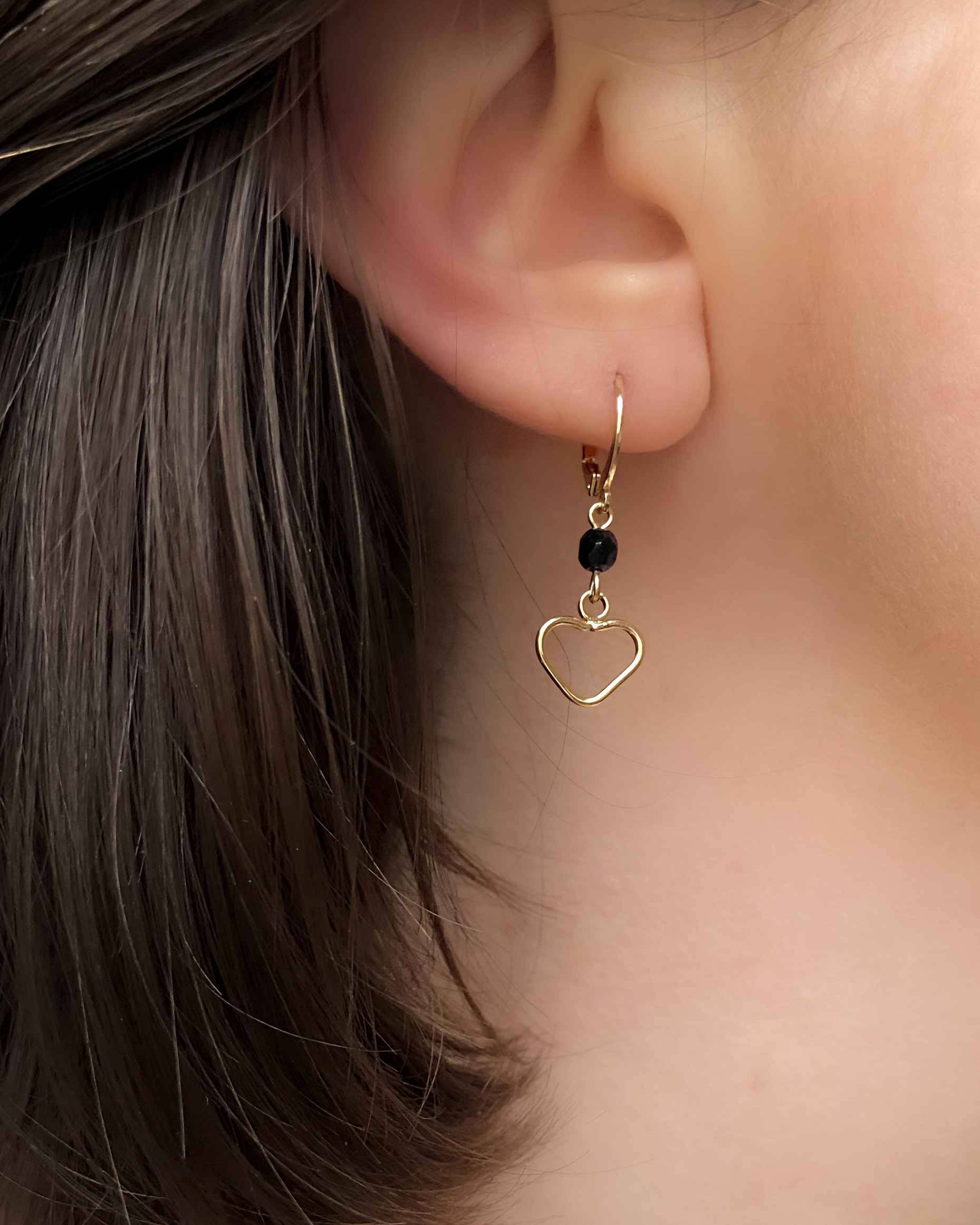 BOUCLES COEUR PIERRE