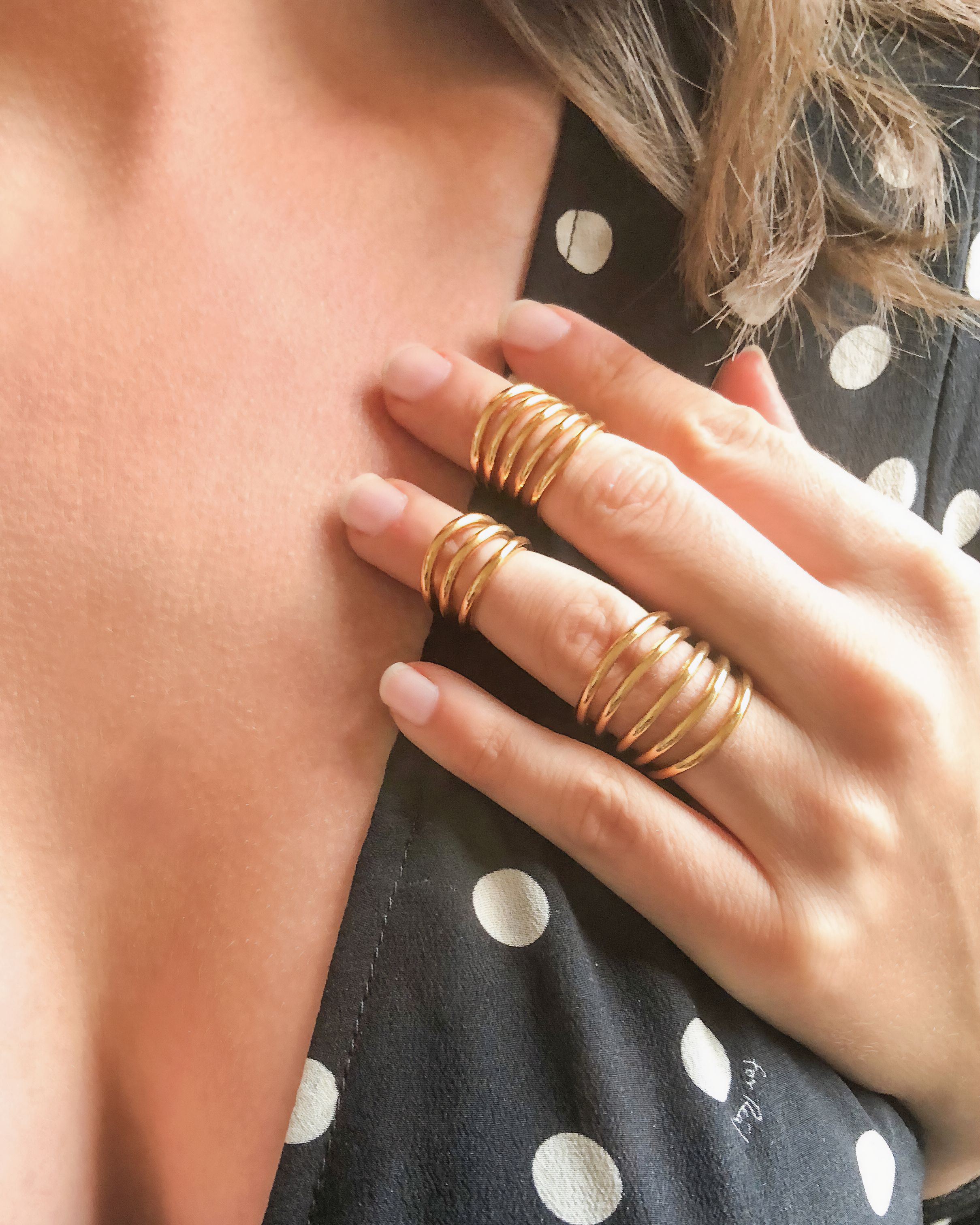 BAGUE DE PHALANGE 5 HOOPS