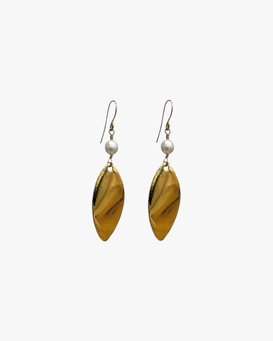 PERLE FEUILLE EARRINGS