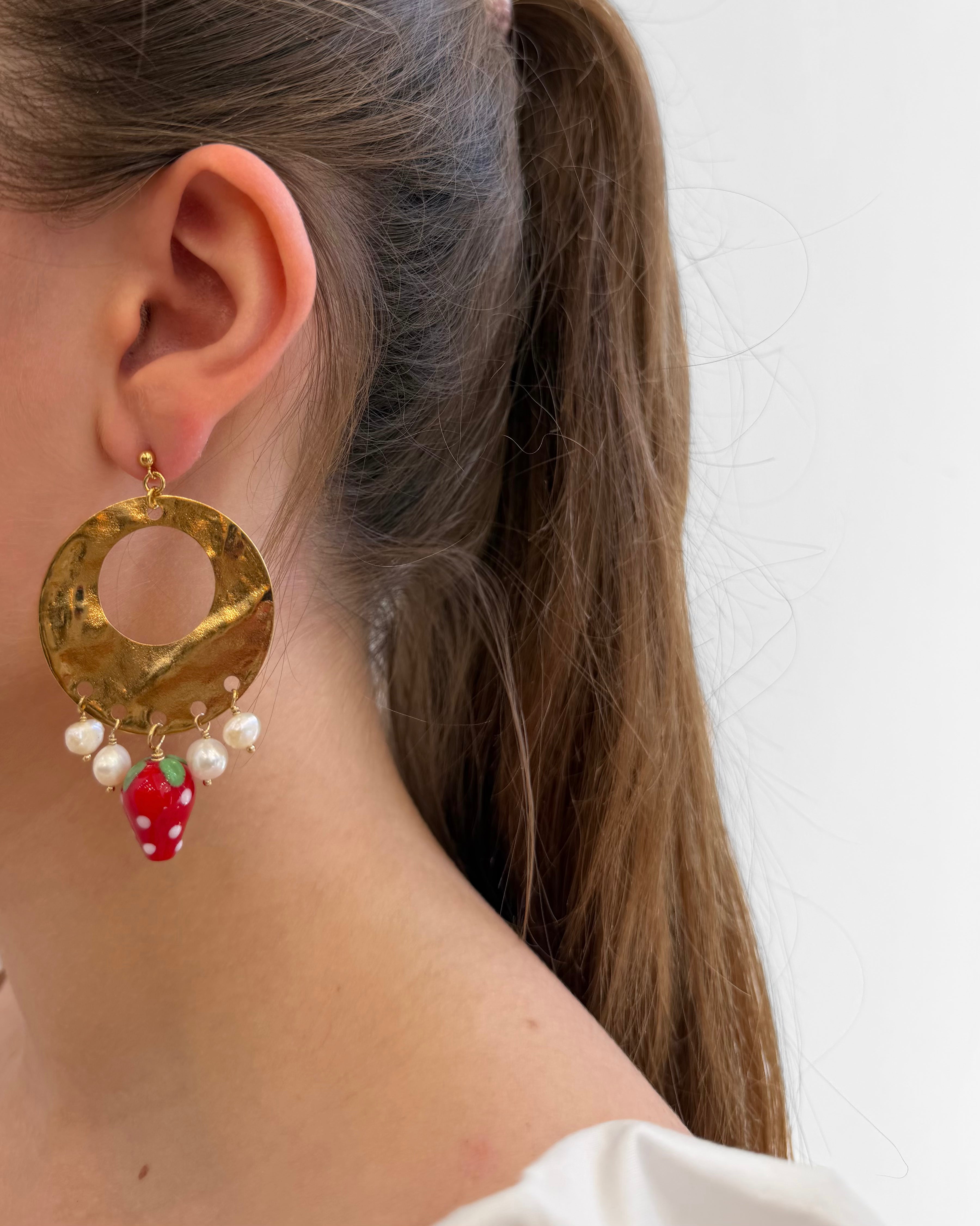 EARRINGS GIPSY STRAWBERRY