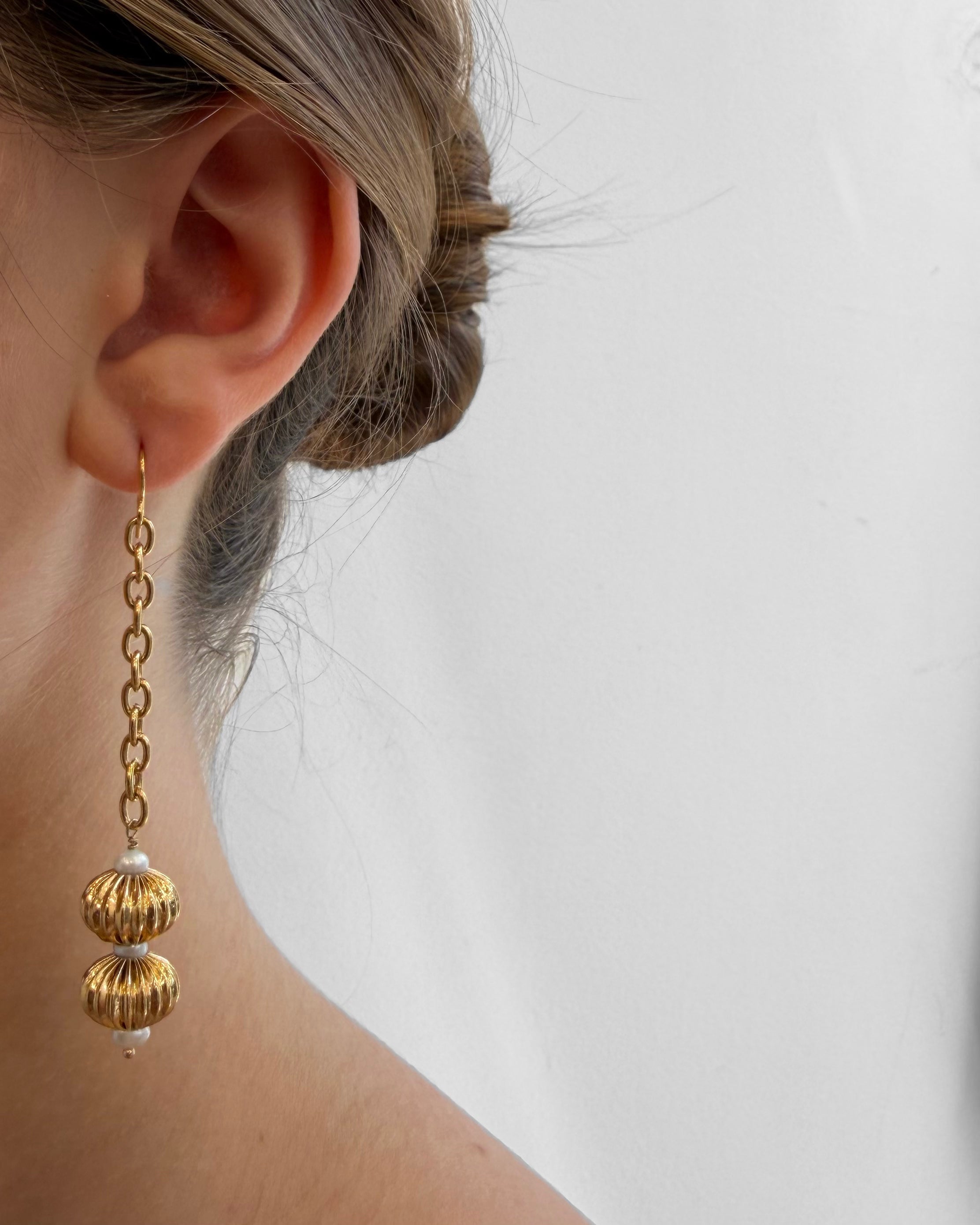 BOUCLES BRELOQUE PERLE