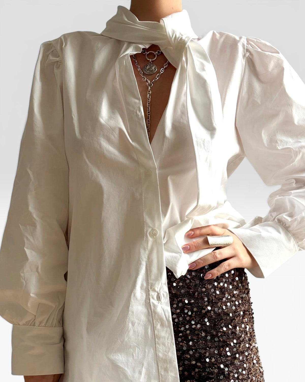 CHEMISE FOULARD