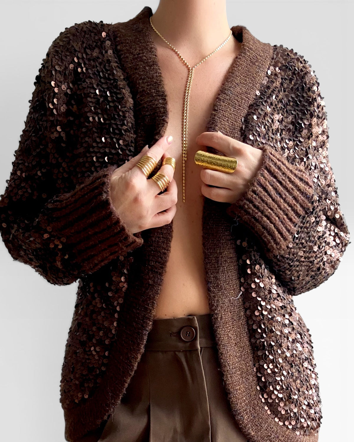 GILET PAILLETTE