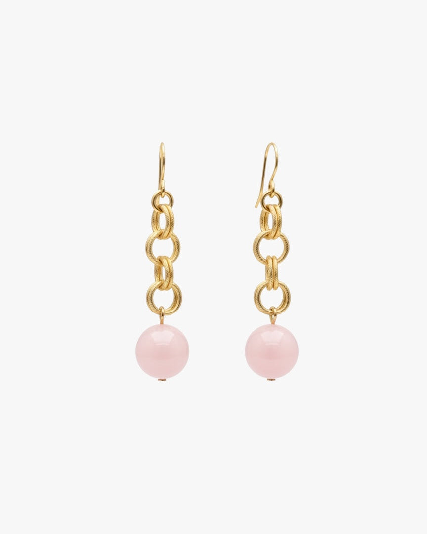 CHAINE RONDE BUBBLE EARRINGS
