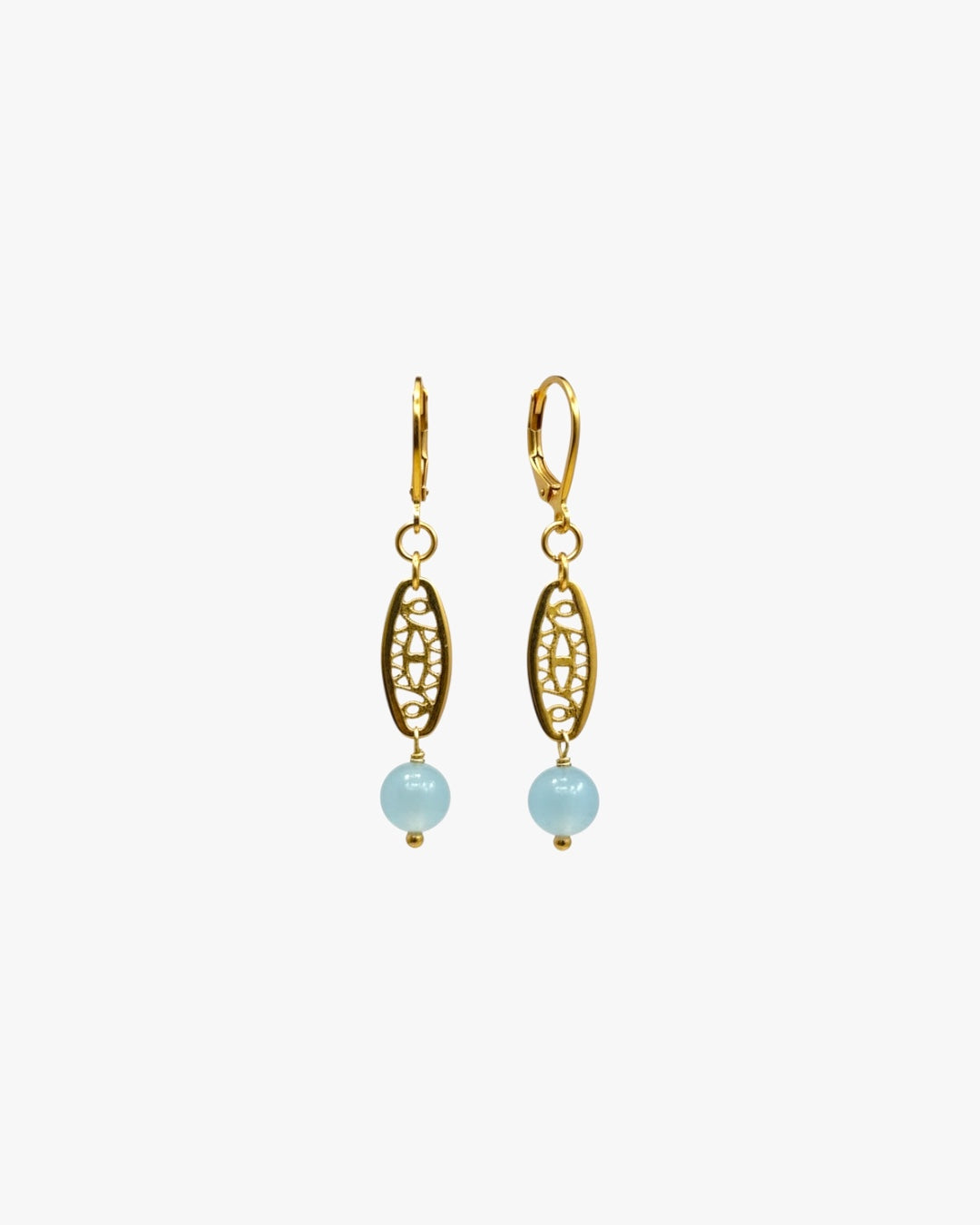 BOUCLES DENTELLE PERLE