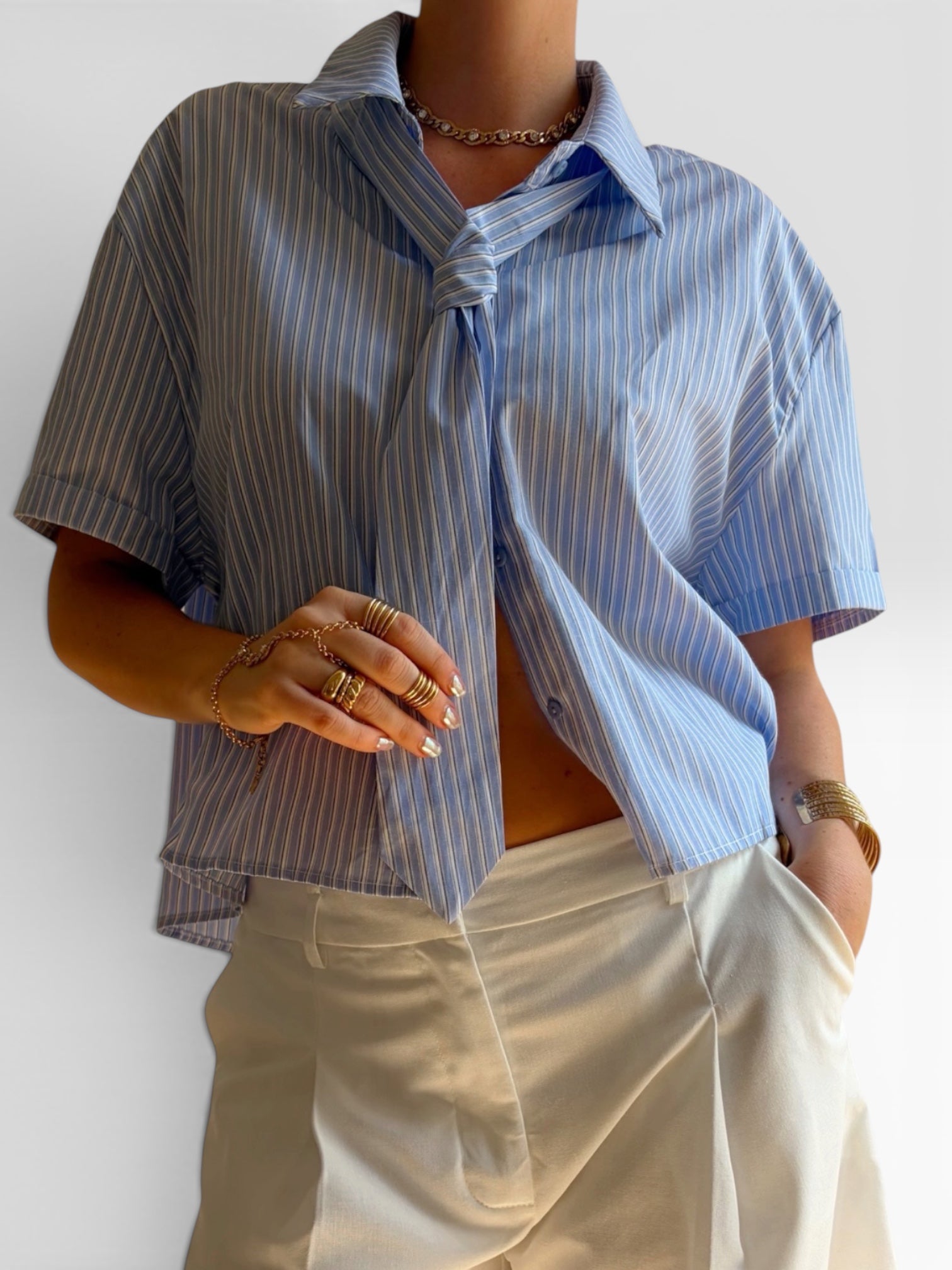 CHEMISE CRAVATE