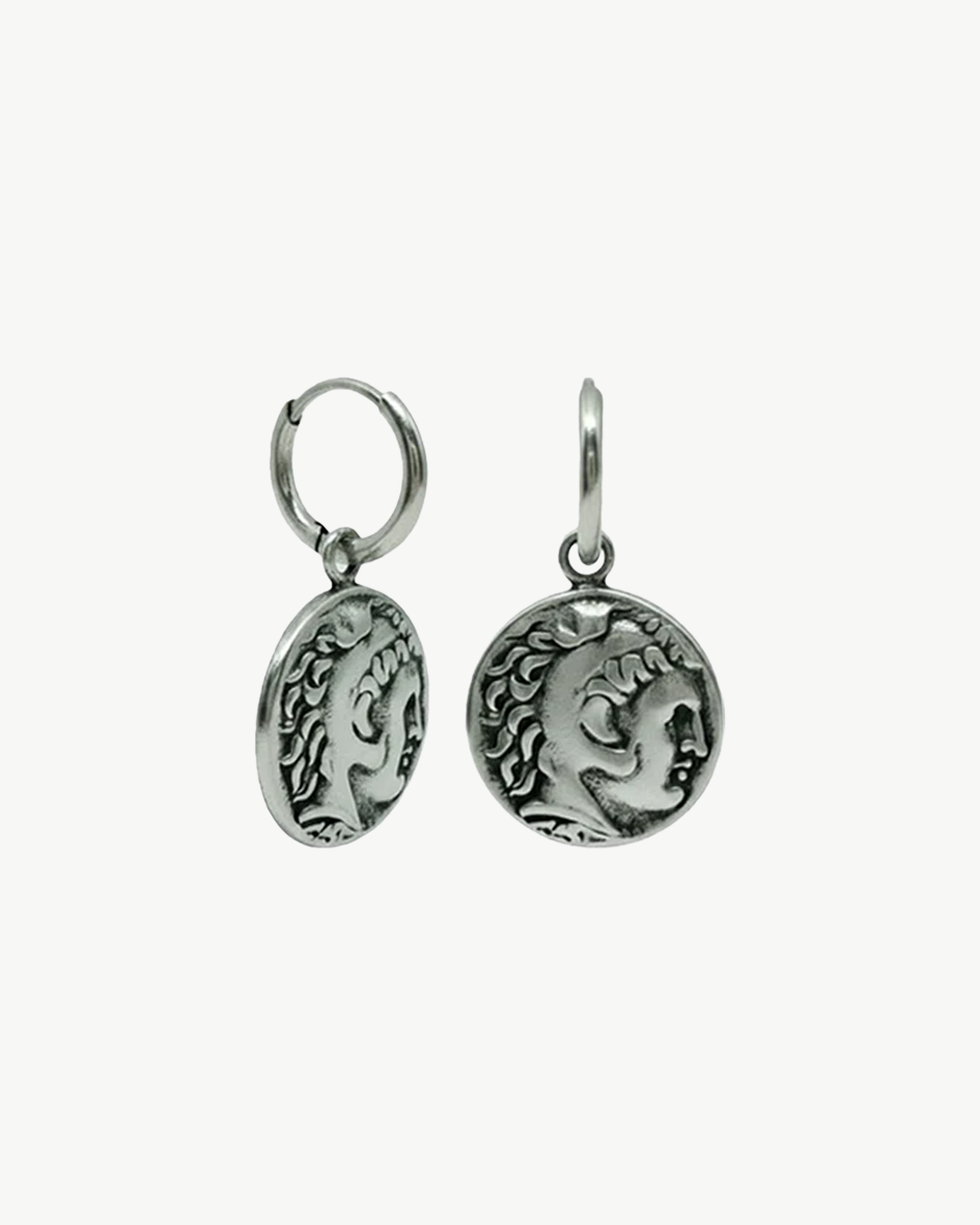 MEDALLION EARRINGS