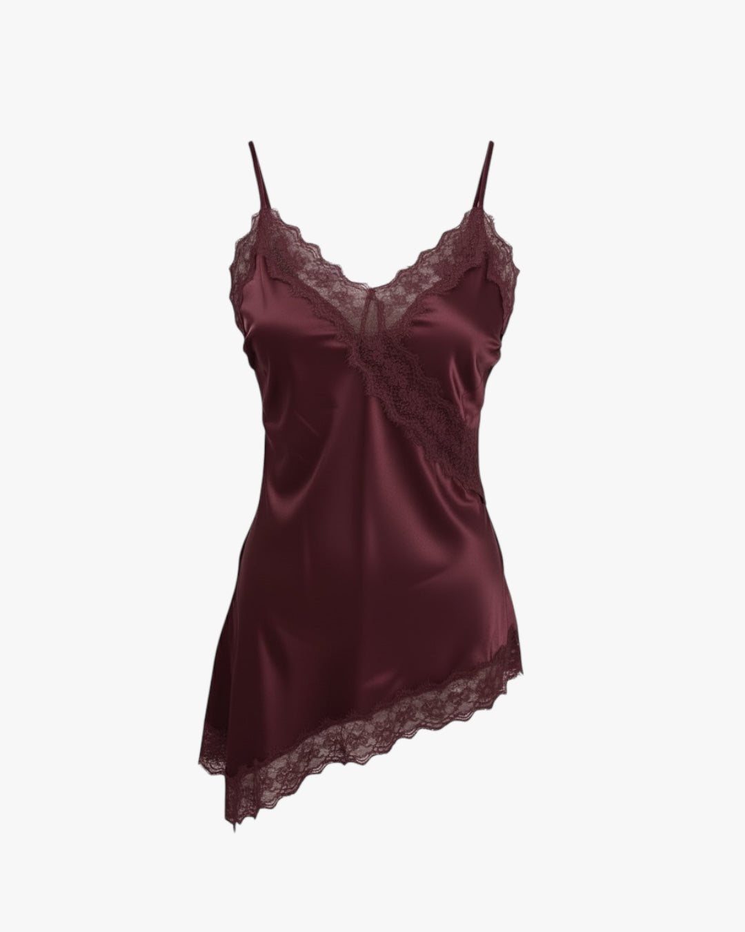 TOP SATIN DENTELLE