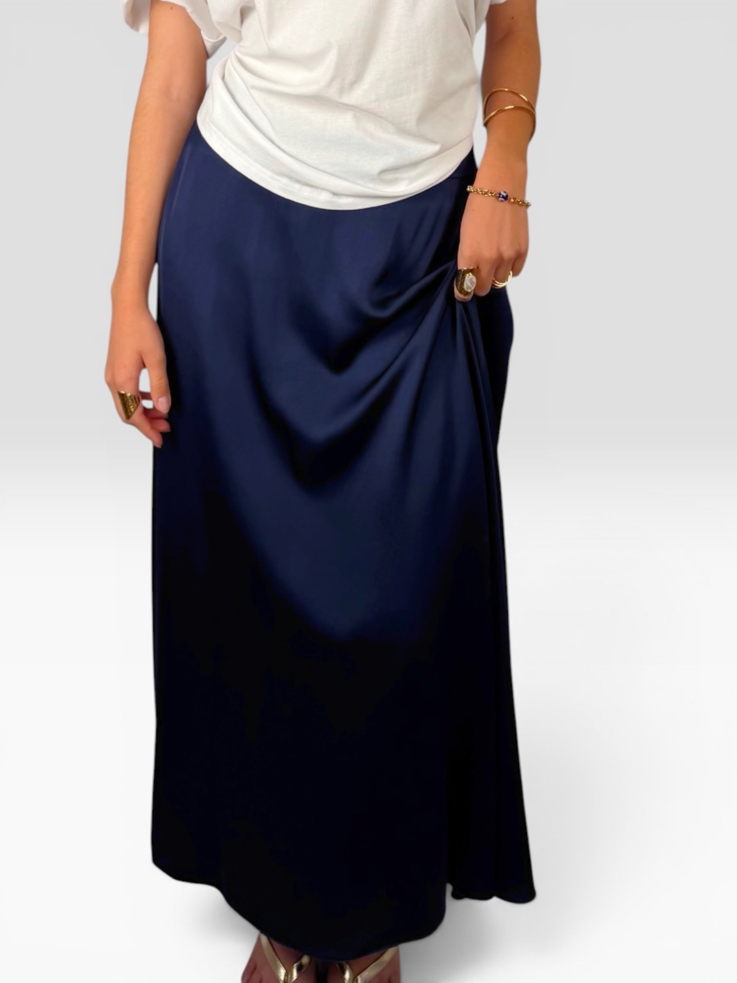 JUPE SATIN