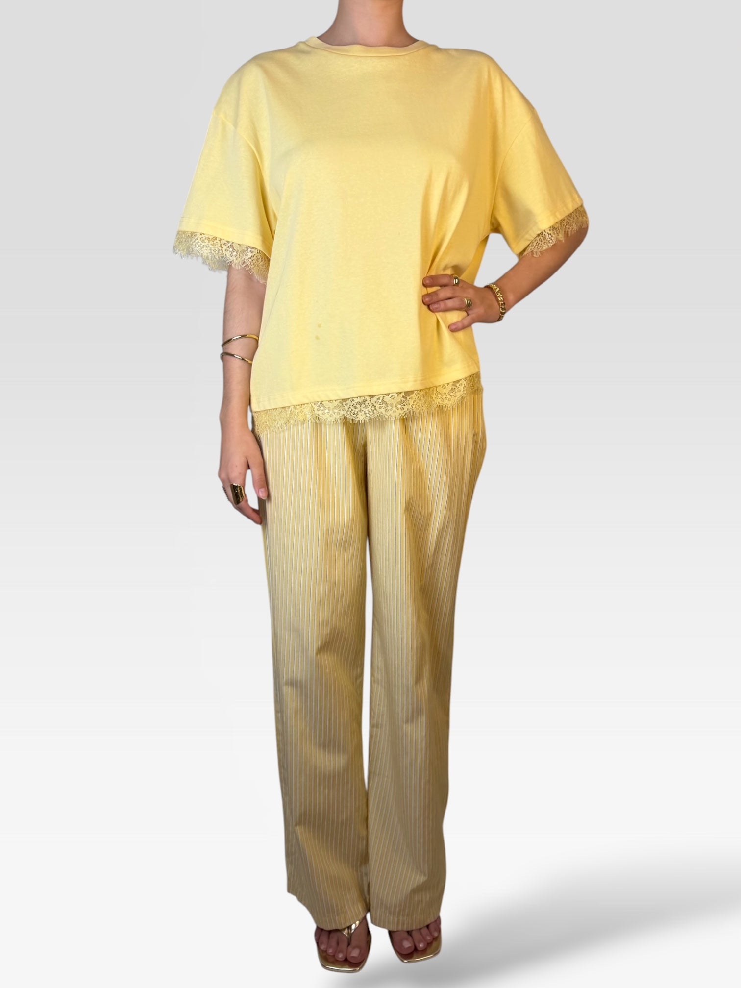 PANTALON À RAYURES