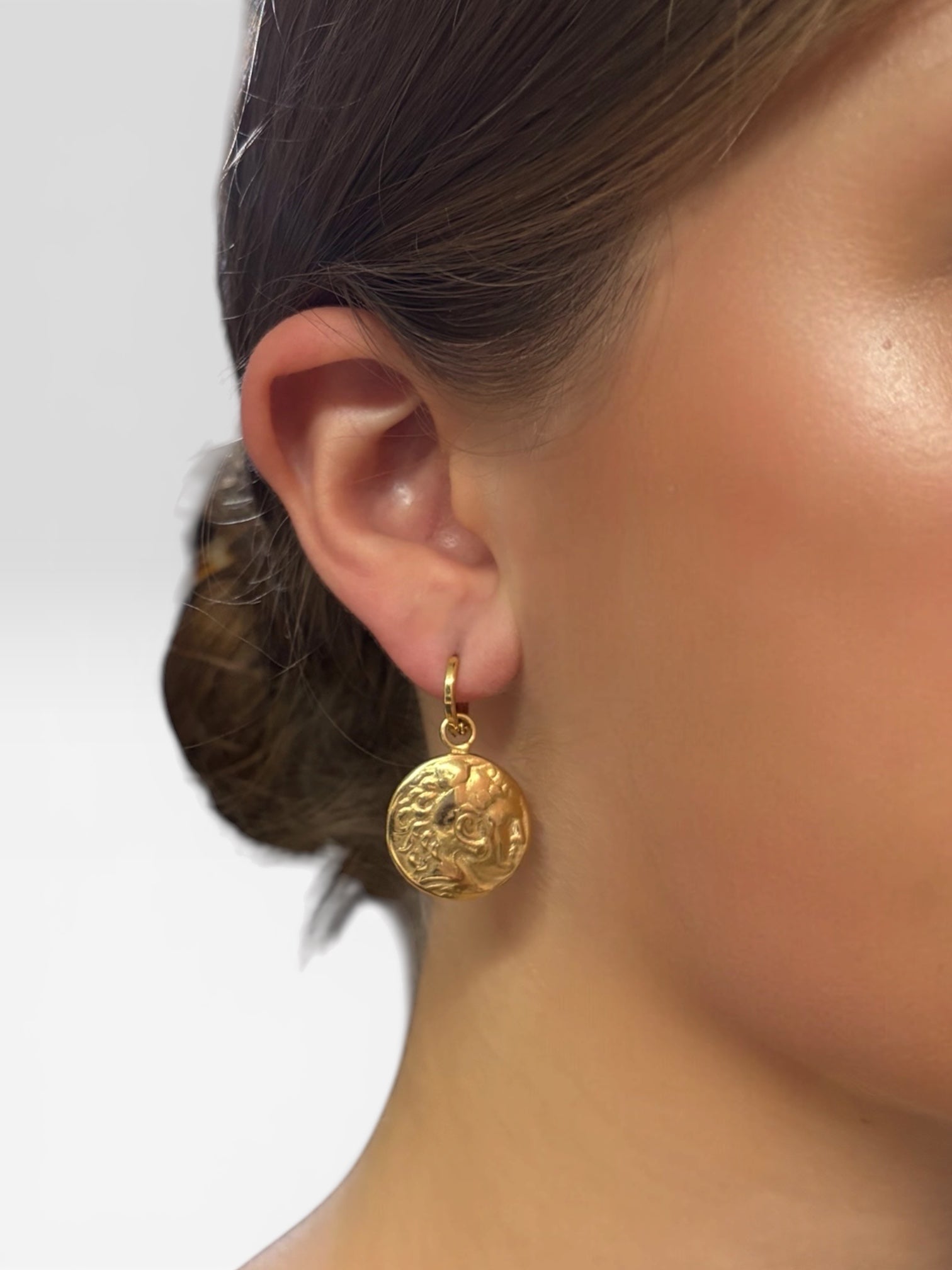 MEDALLION EARRINGS