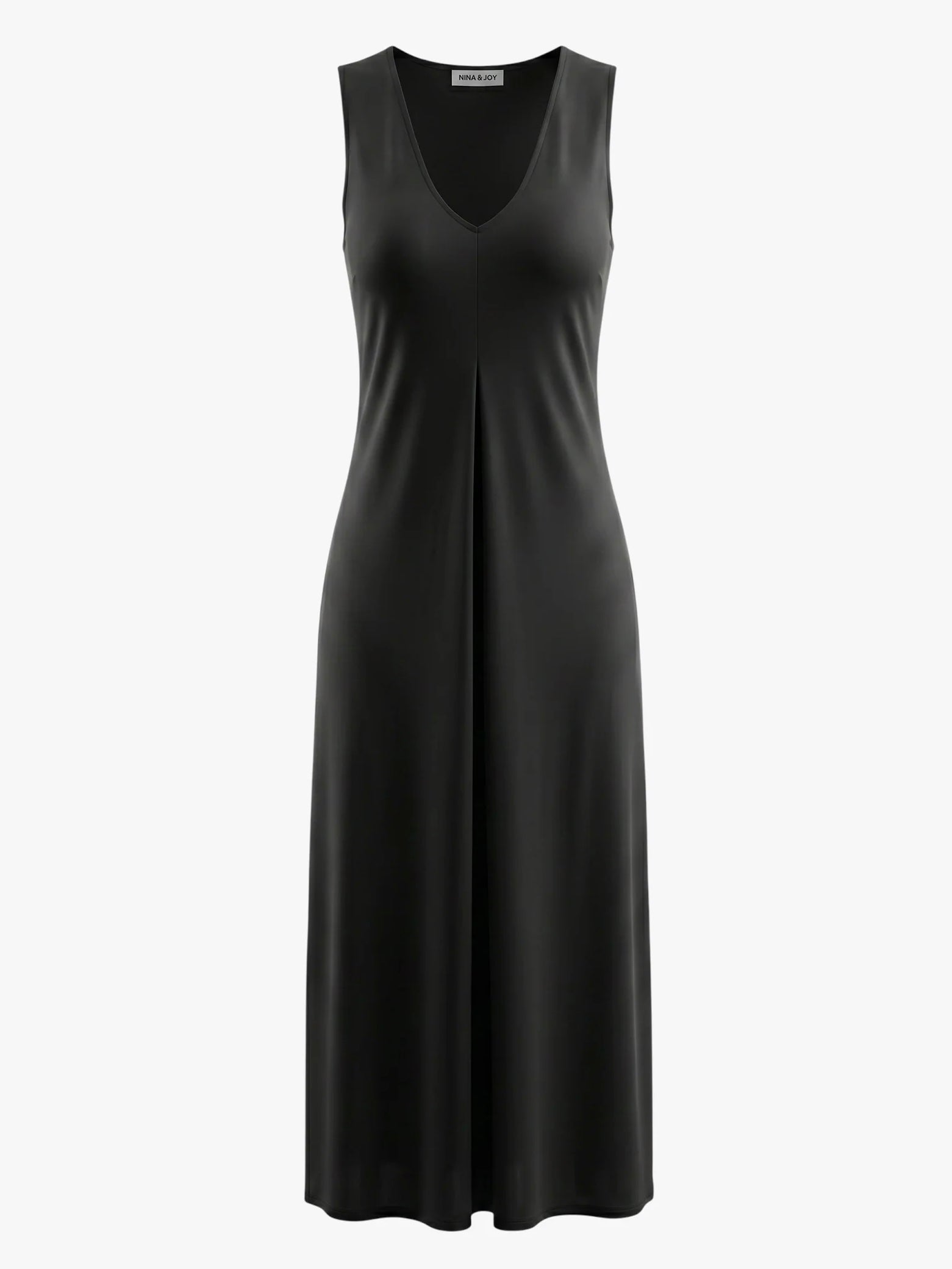 ROBE LONGUE V NOIR
