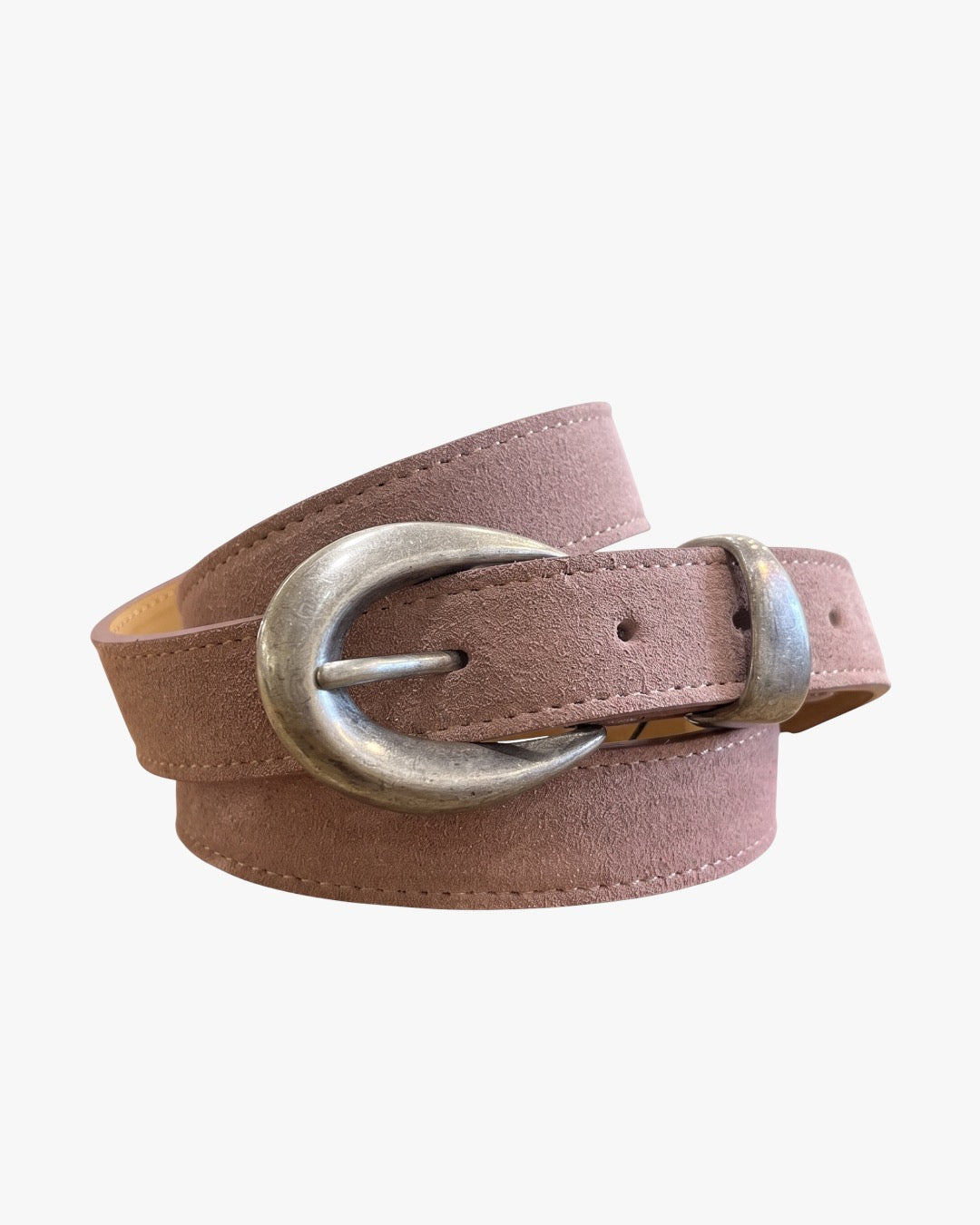 SILVER BUCKLE BELT