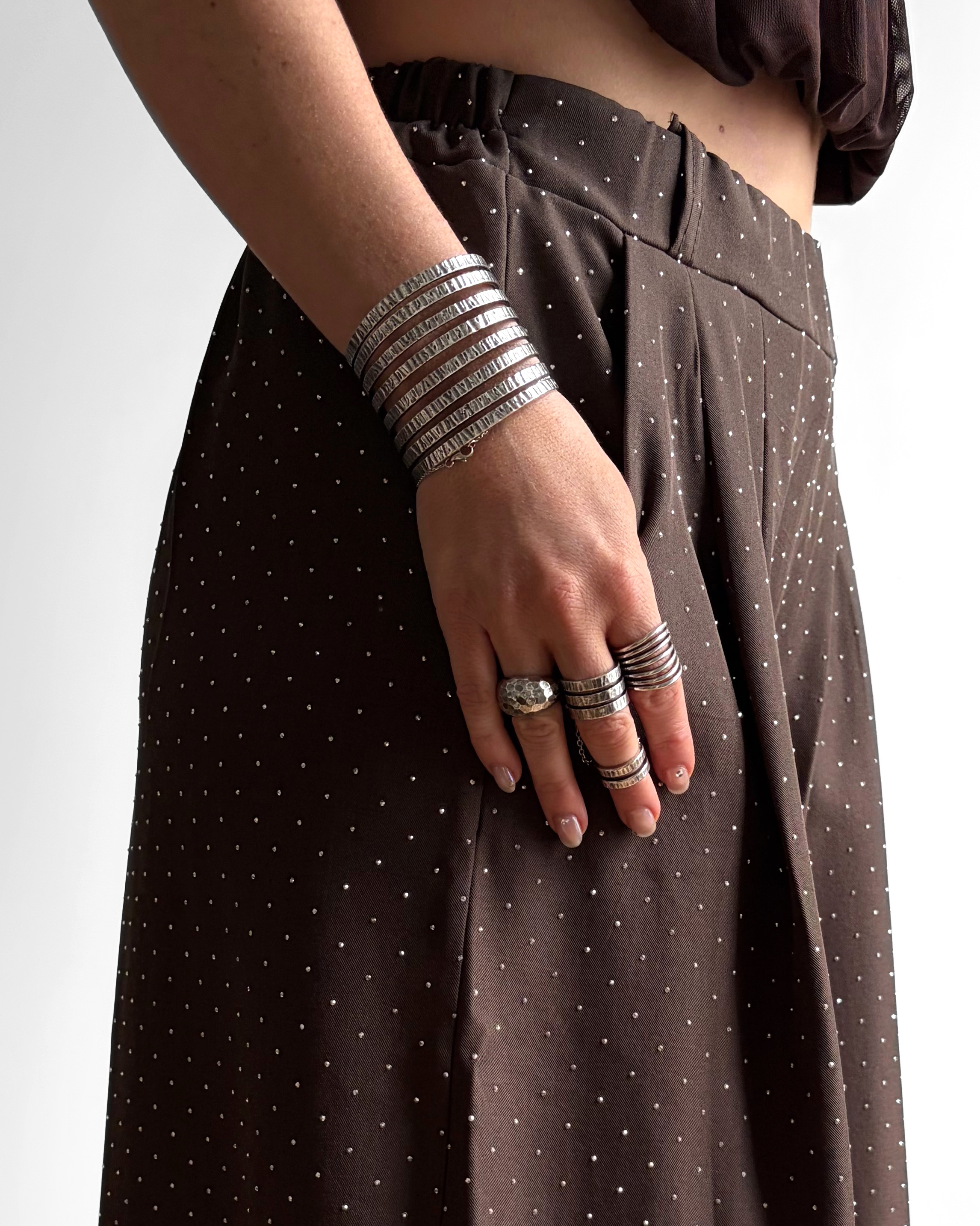 BAGUE ARTICULÉE CISELÉE