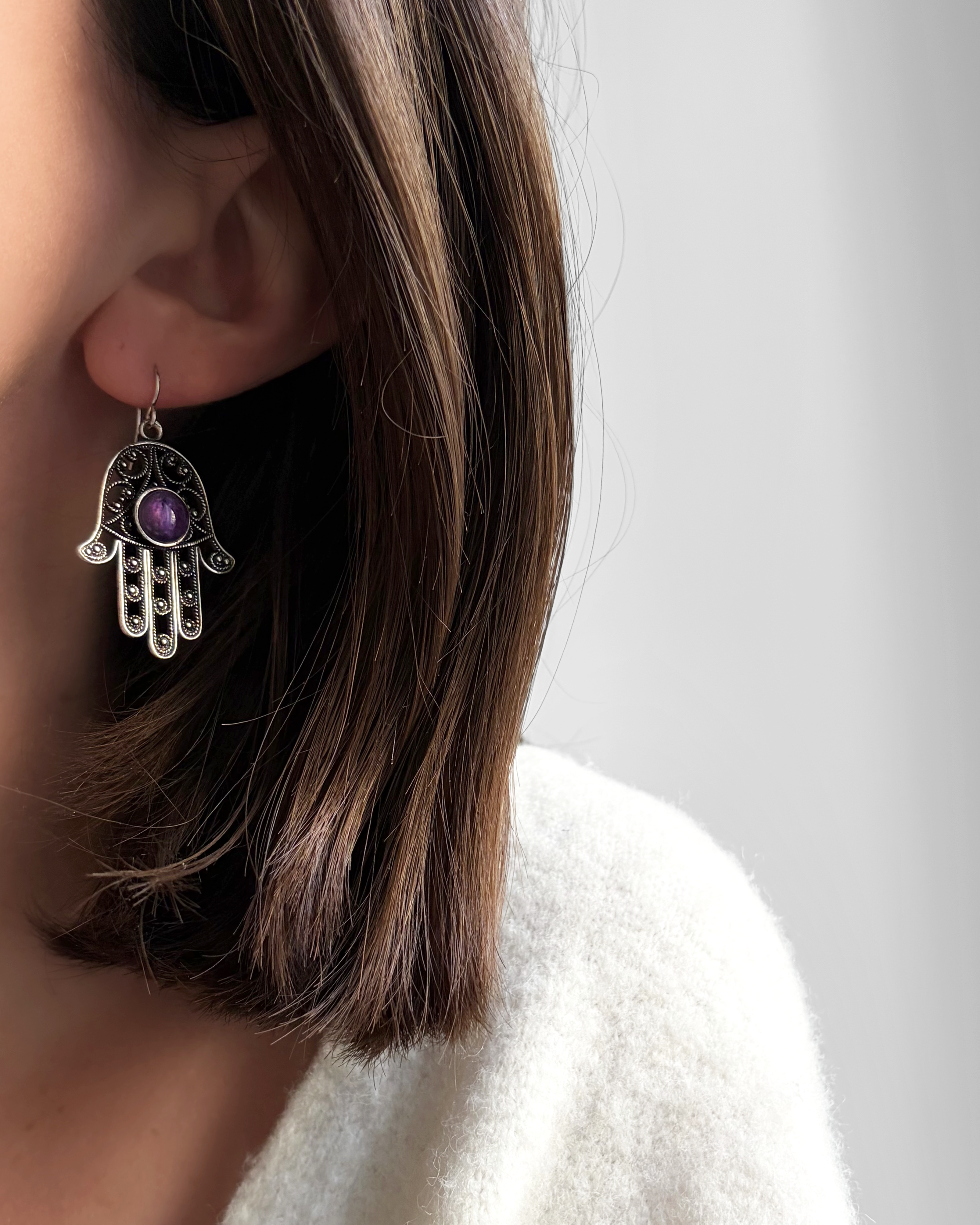 BOUCLES MAIN STONE