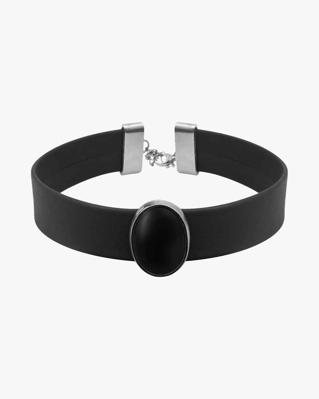 STONE LEATHER CHOKER