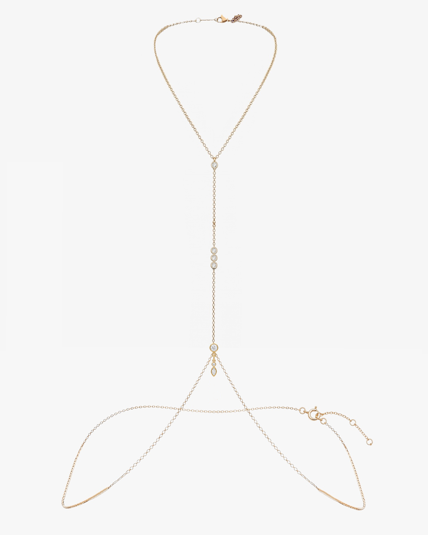 CRYSTAL BODY CHAIN