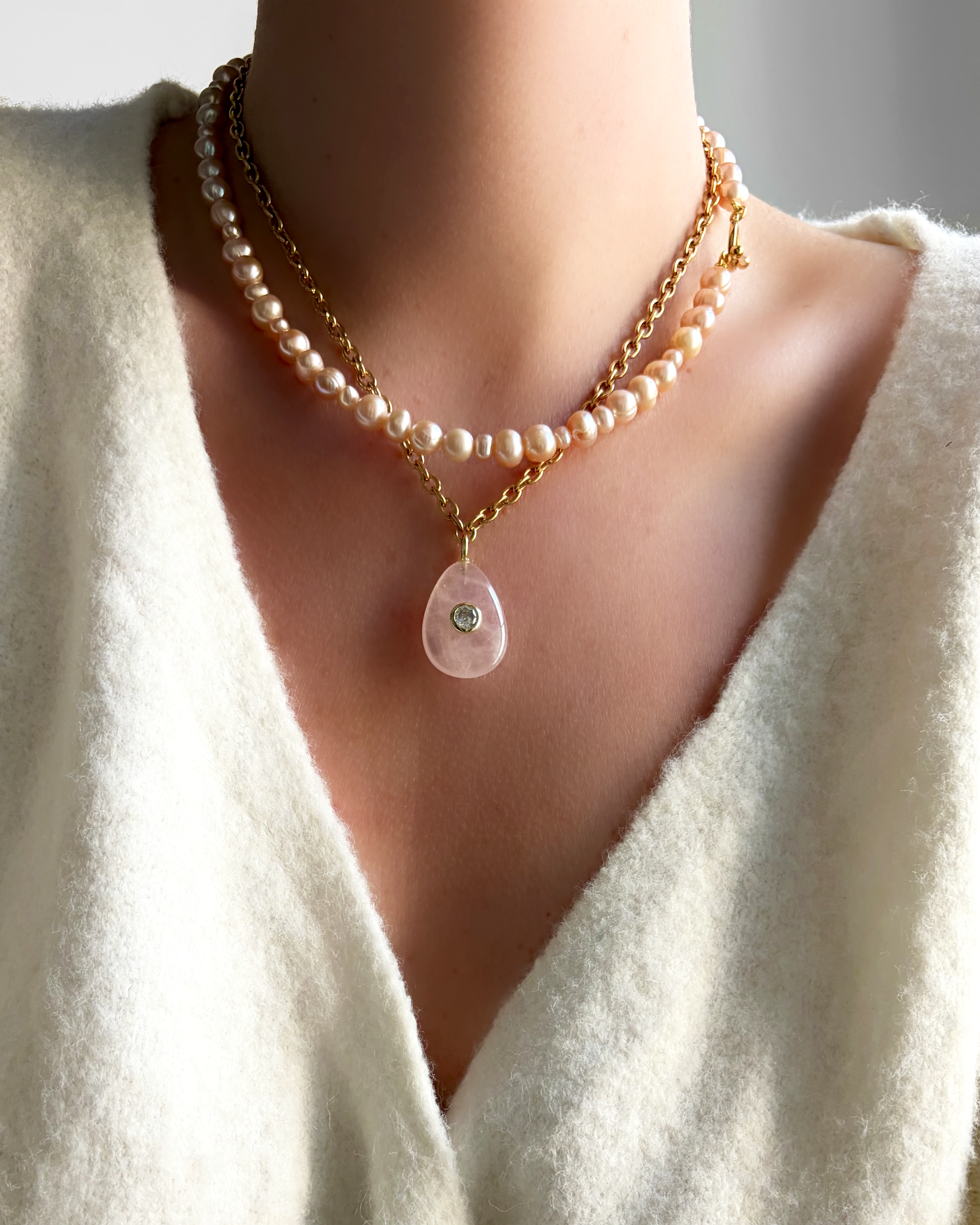 COLLIER VERANO ROSE
