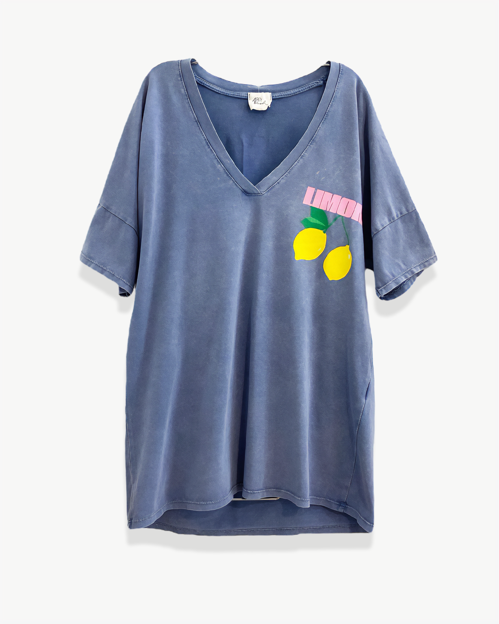 TEE SHIRT CITRON COL V