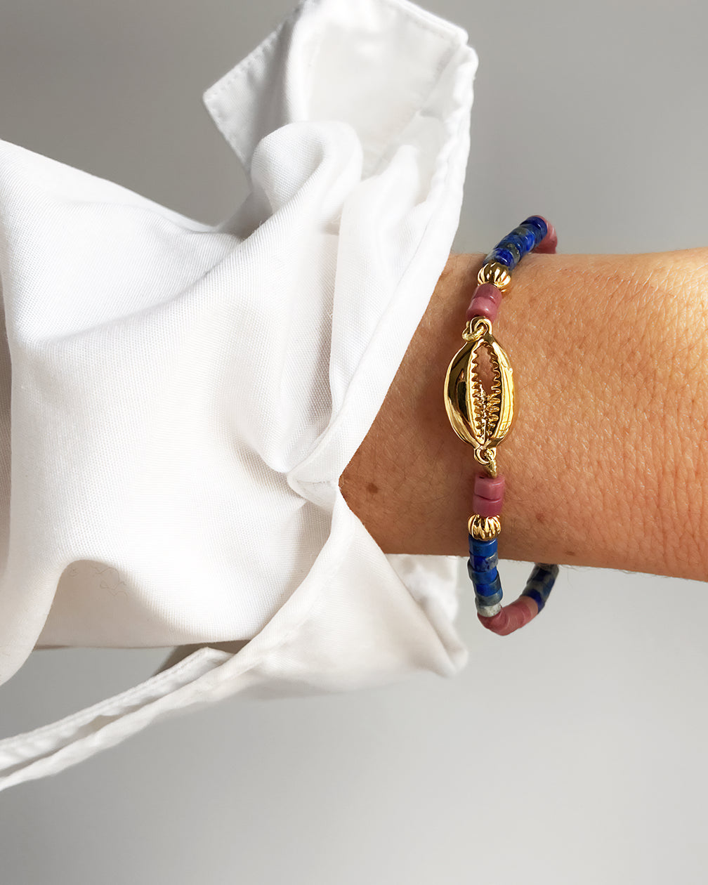 SODALITE AND RHODONITE BRACELET