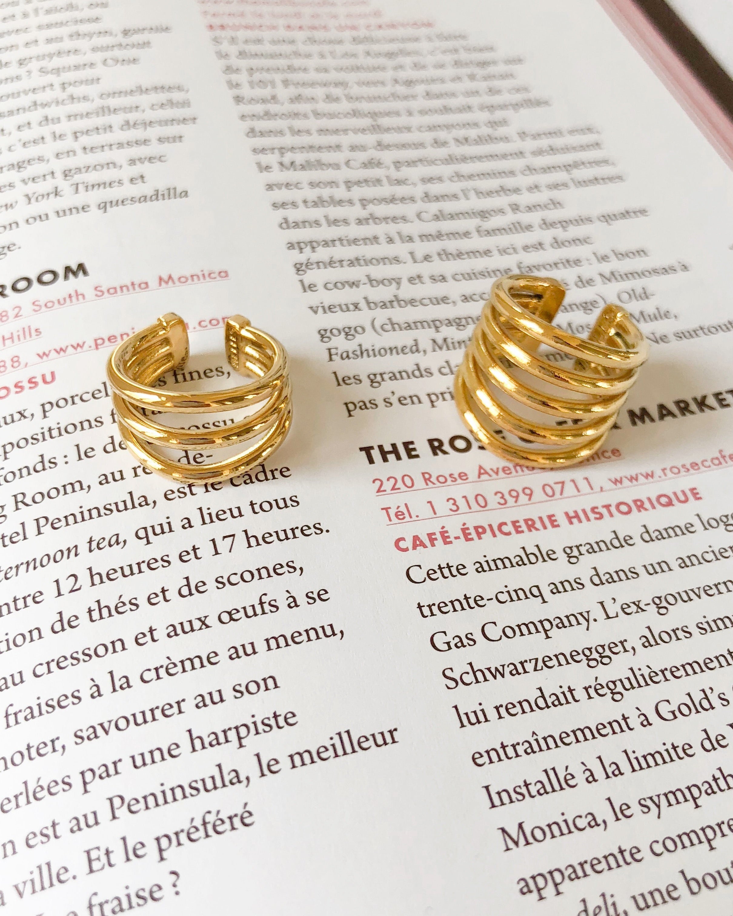 BAGUE DE PHALANGE 5 HOOPS