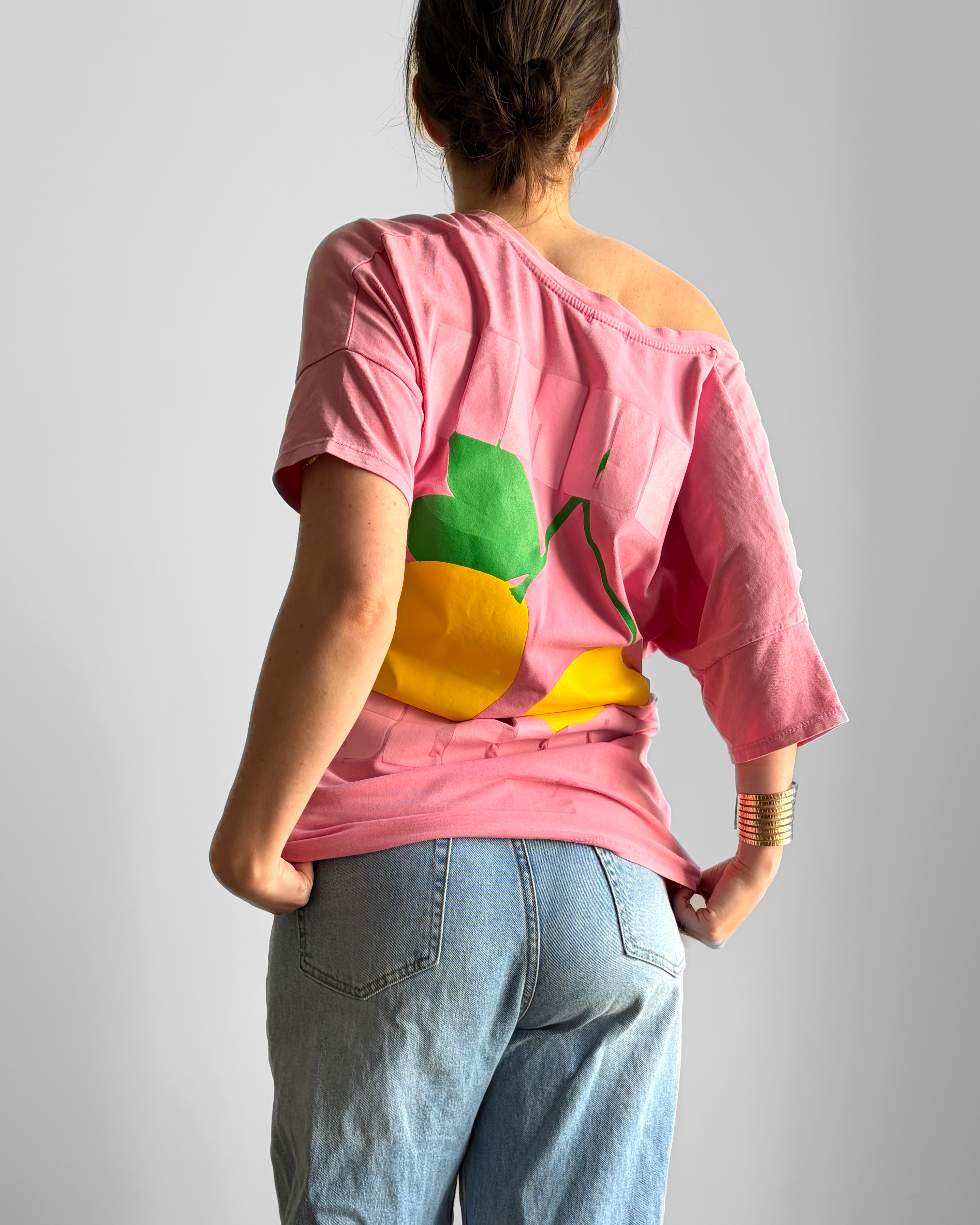 TEE SHIRT CITRON COL V