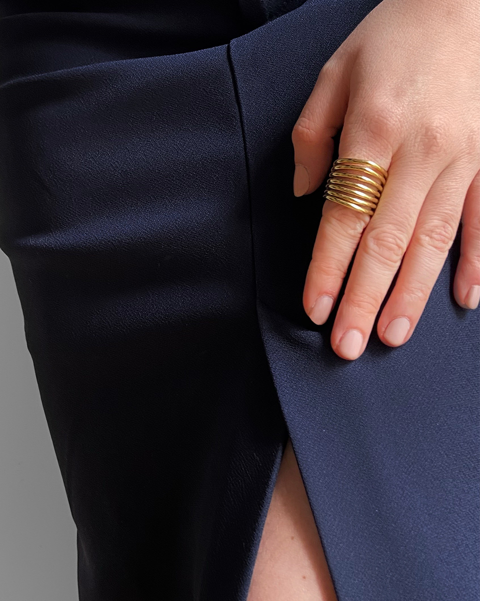 BAGUE 7 HOOPS