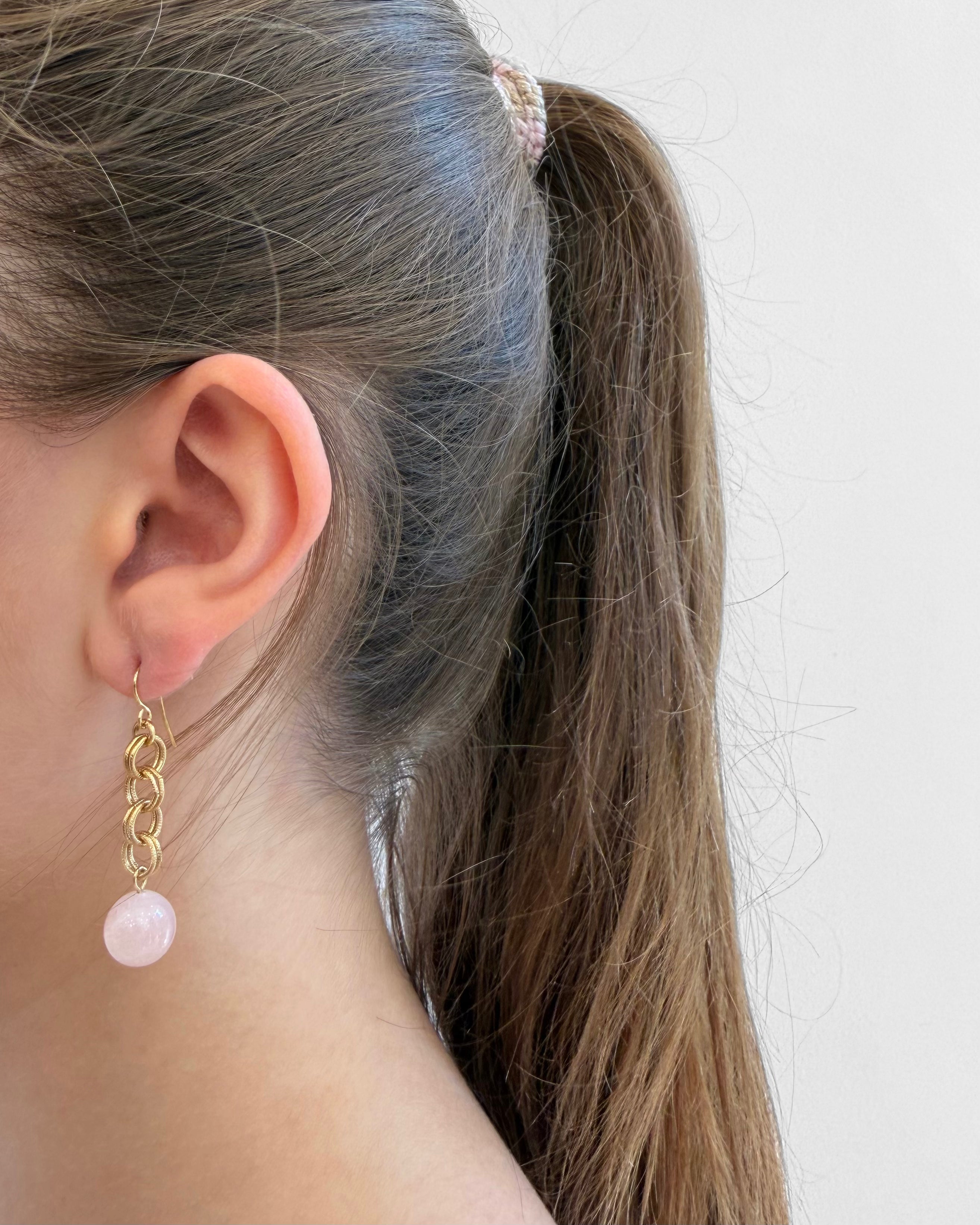 CHAINE RONDE BUBBLE EARRINGS