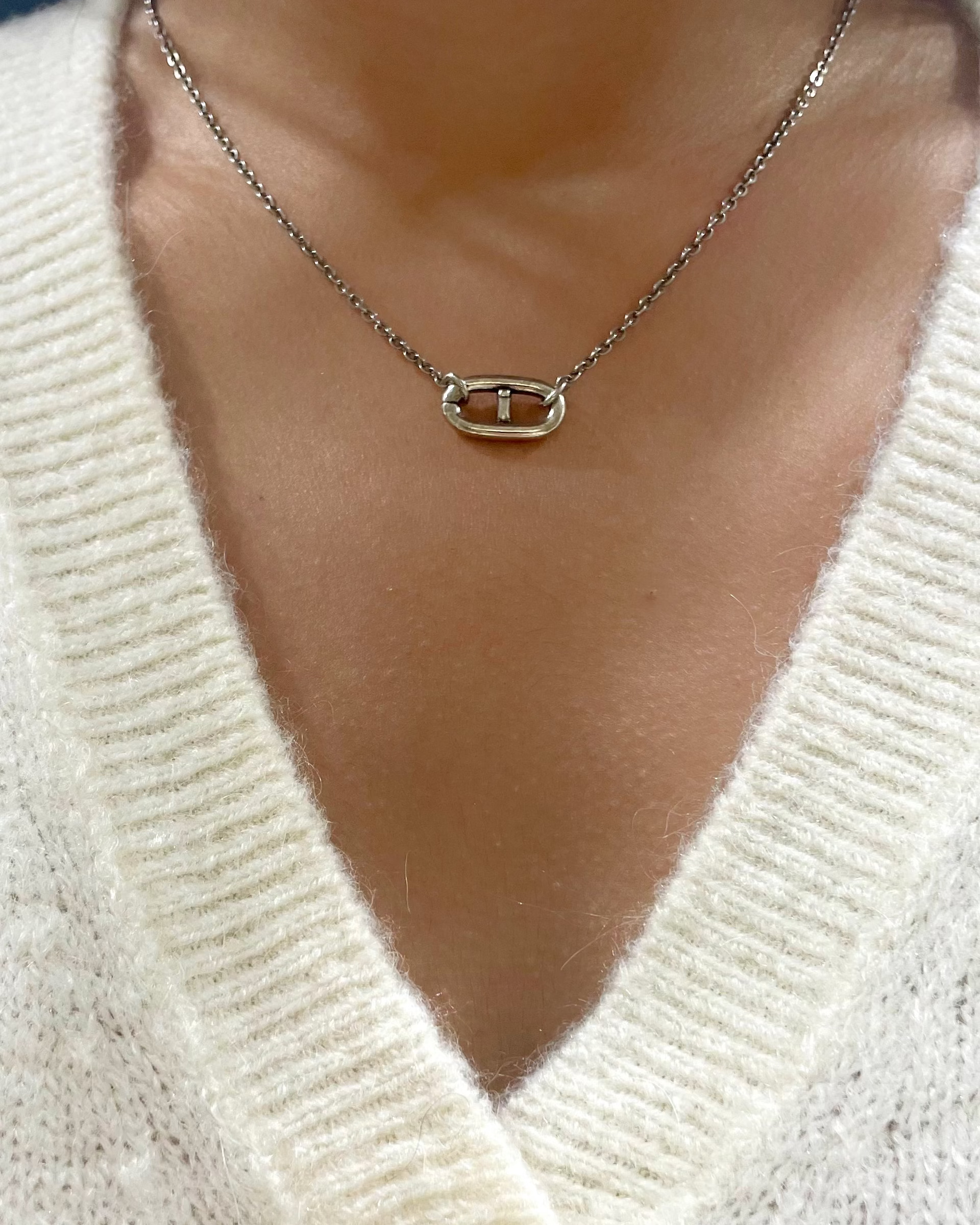 COLLIER CHAINE ENCHAINÉE
