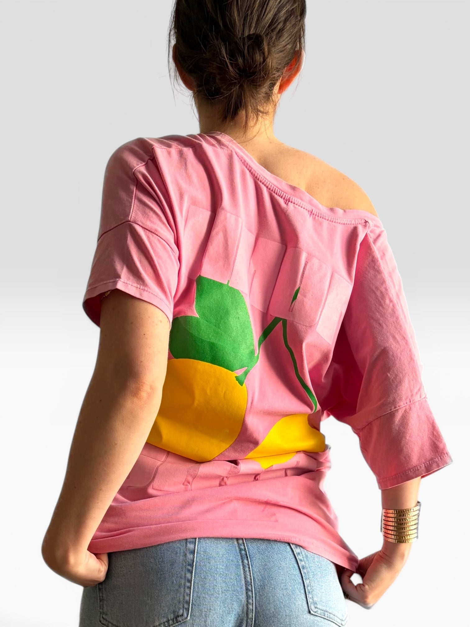 TEE SHIRT CITRON COL V