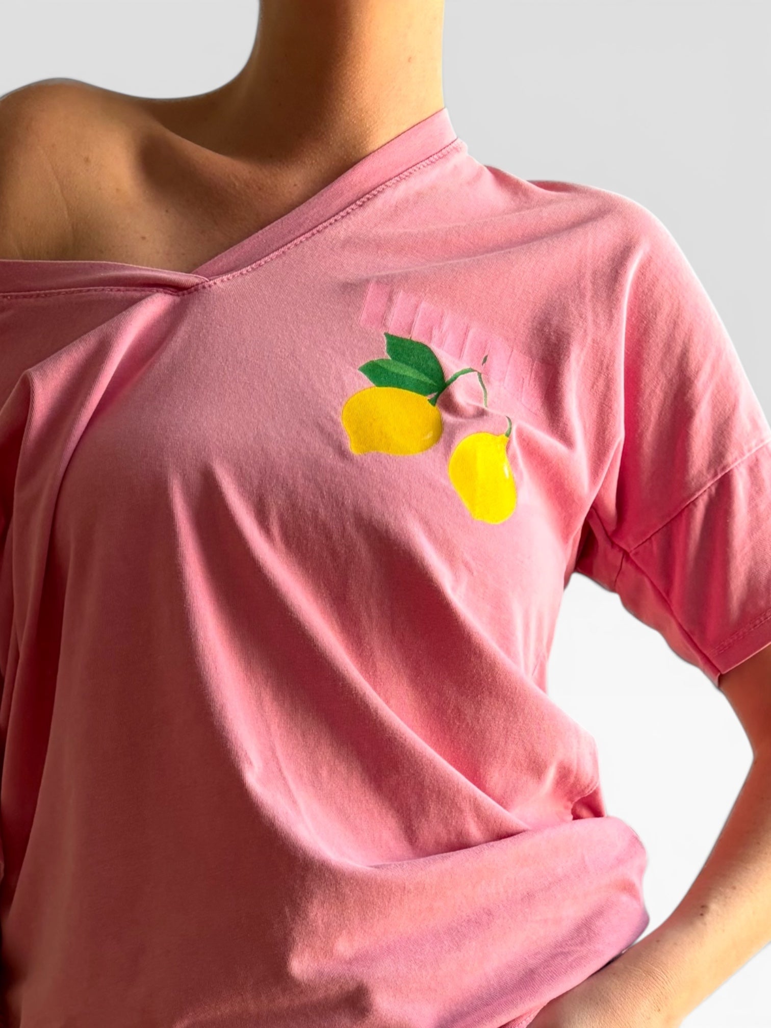 TEE SHIRT CITRON COL V