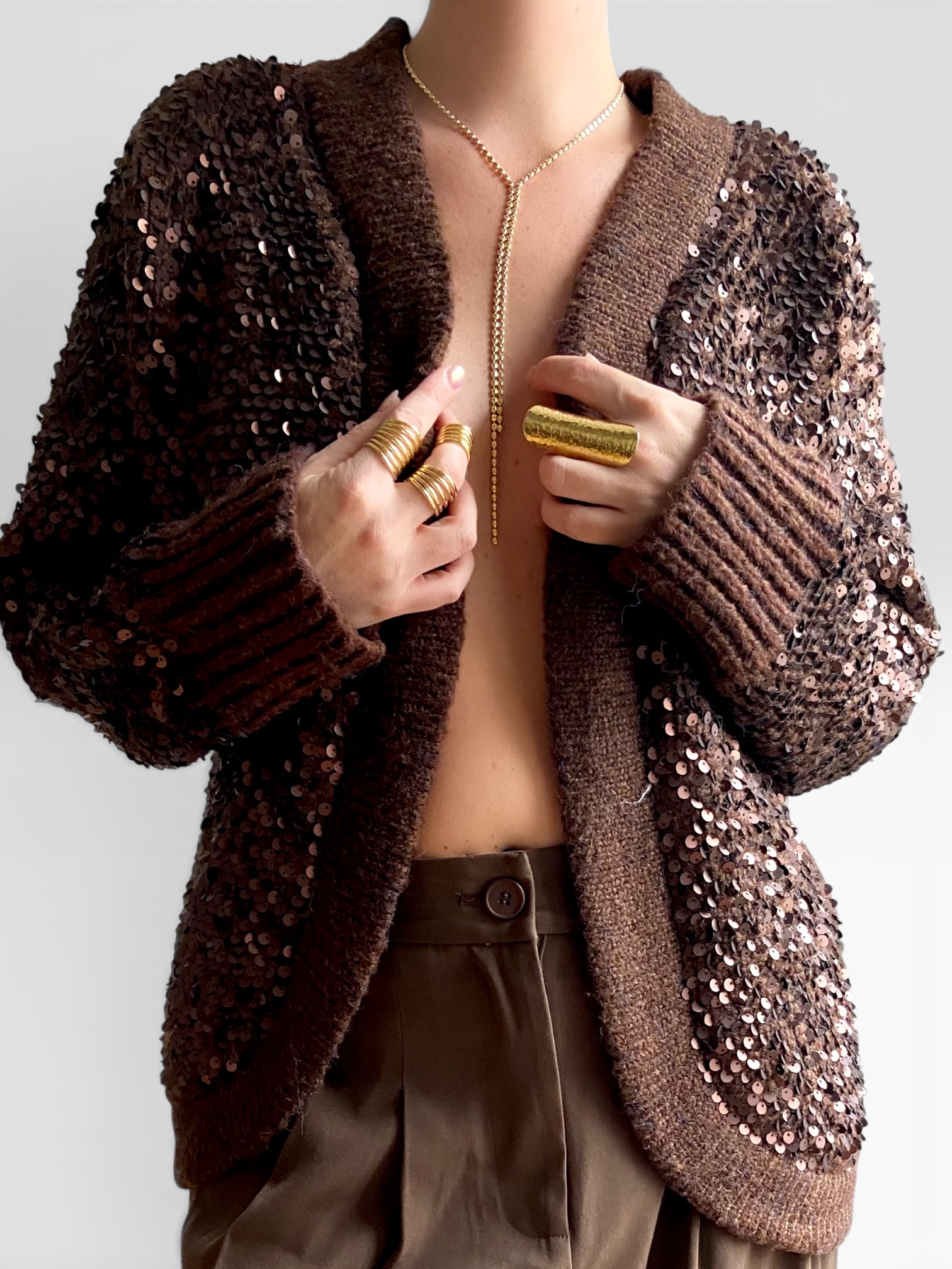 GILET PAILLETTE