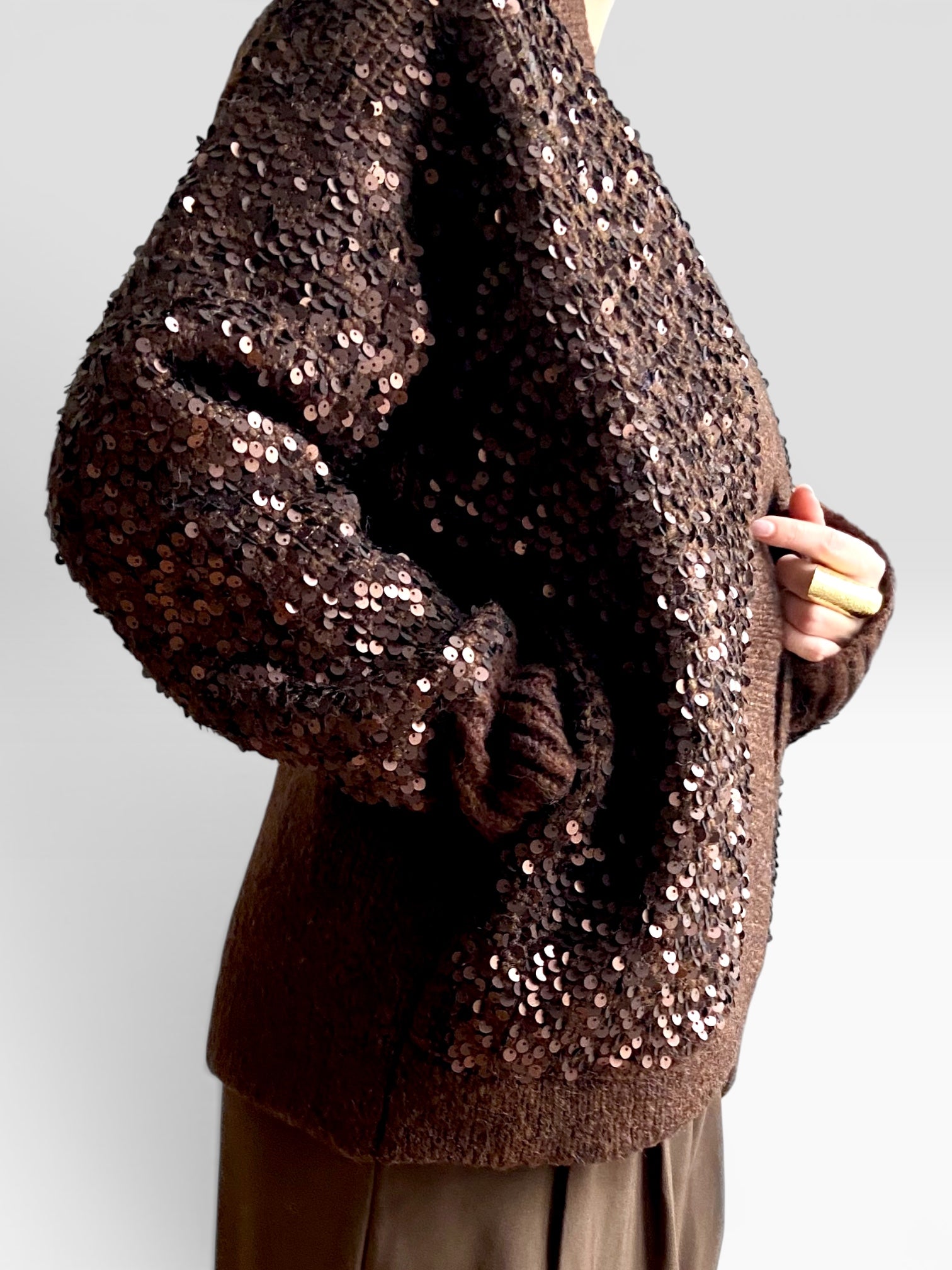 GILET PAILLETTE