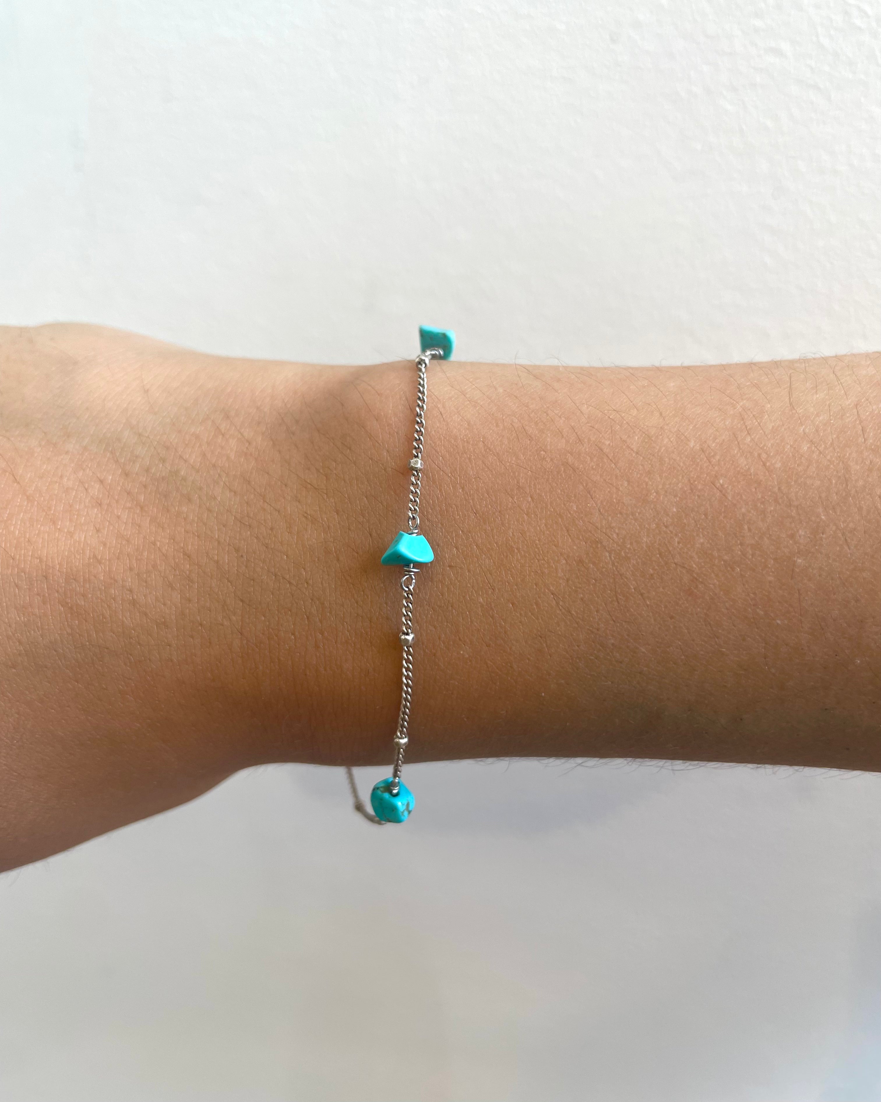 BRACELET FIN TURQUOISE