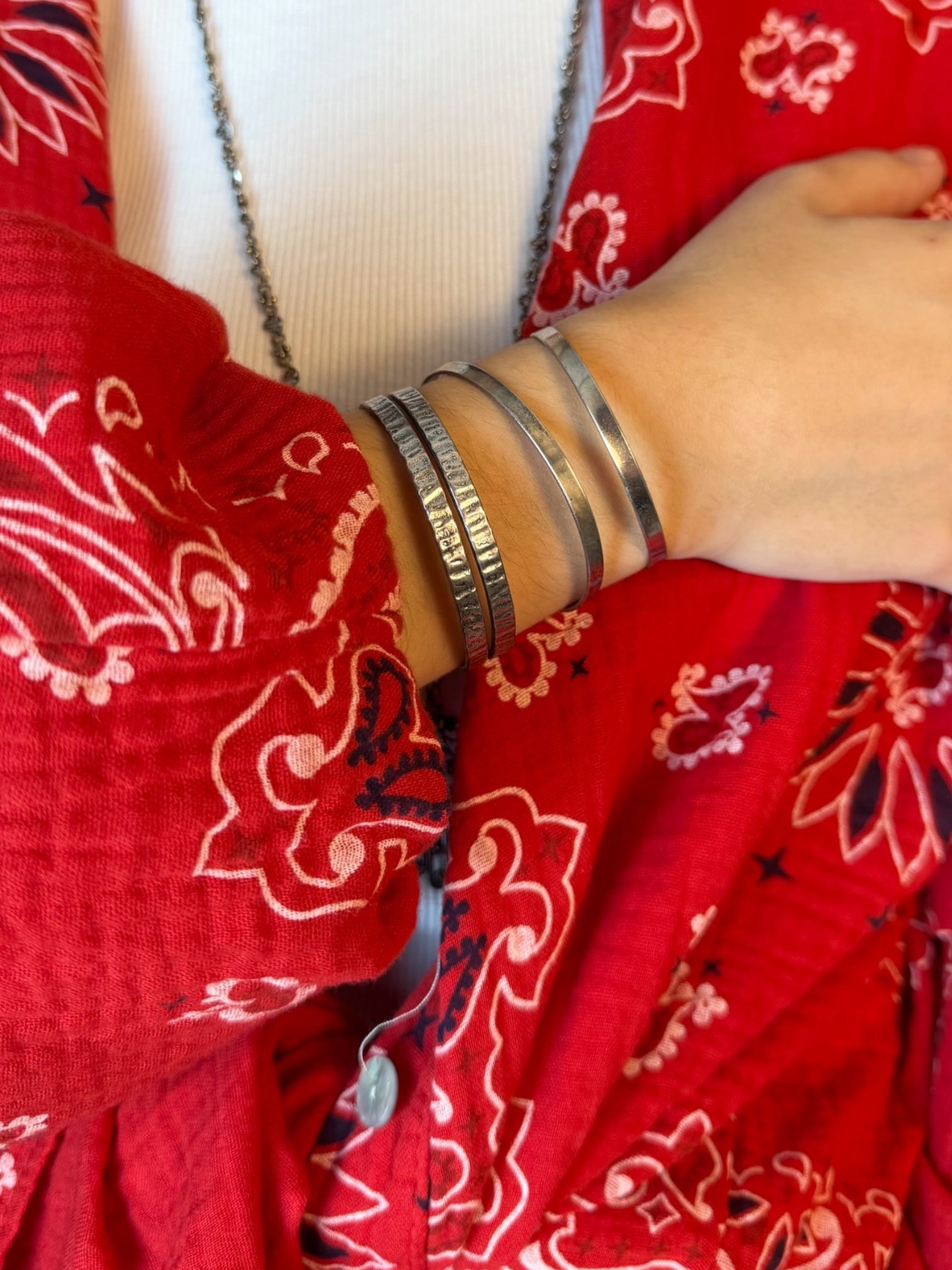 BRACELET CISELEE 2 RANGS