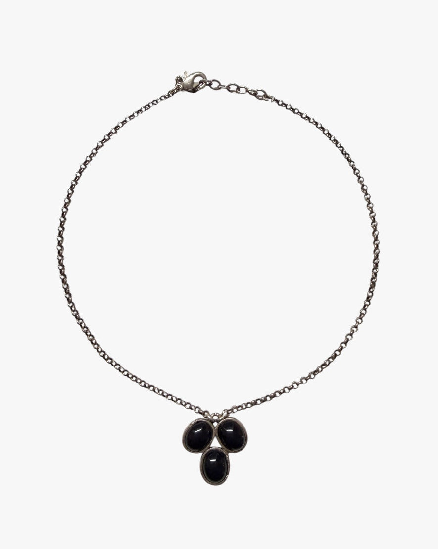 STRASS NOIR NECKLACE