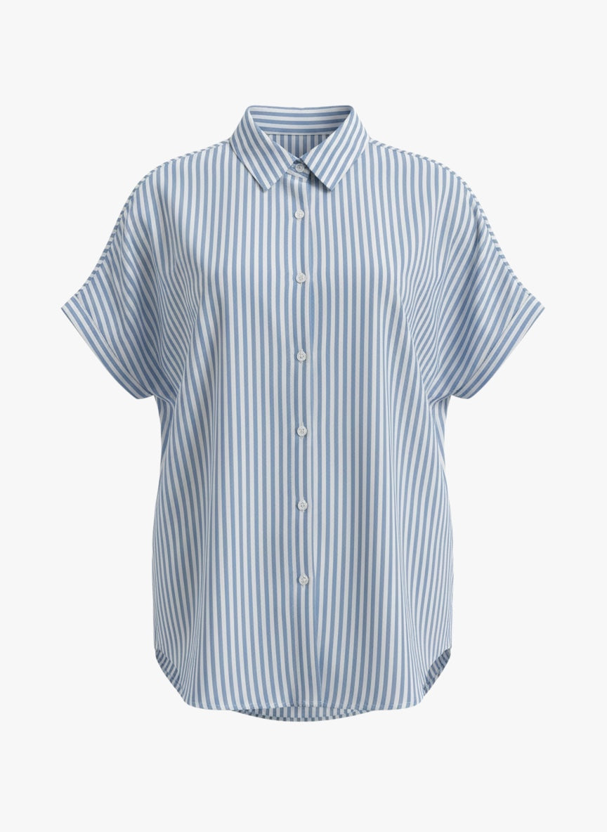 CHEMISE COEUR RAYE SANS MANCHES