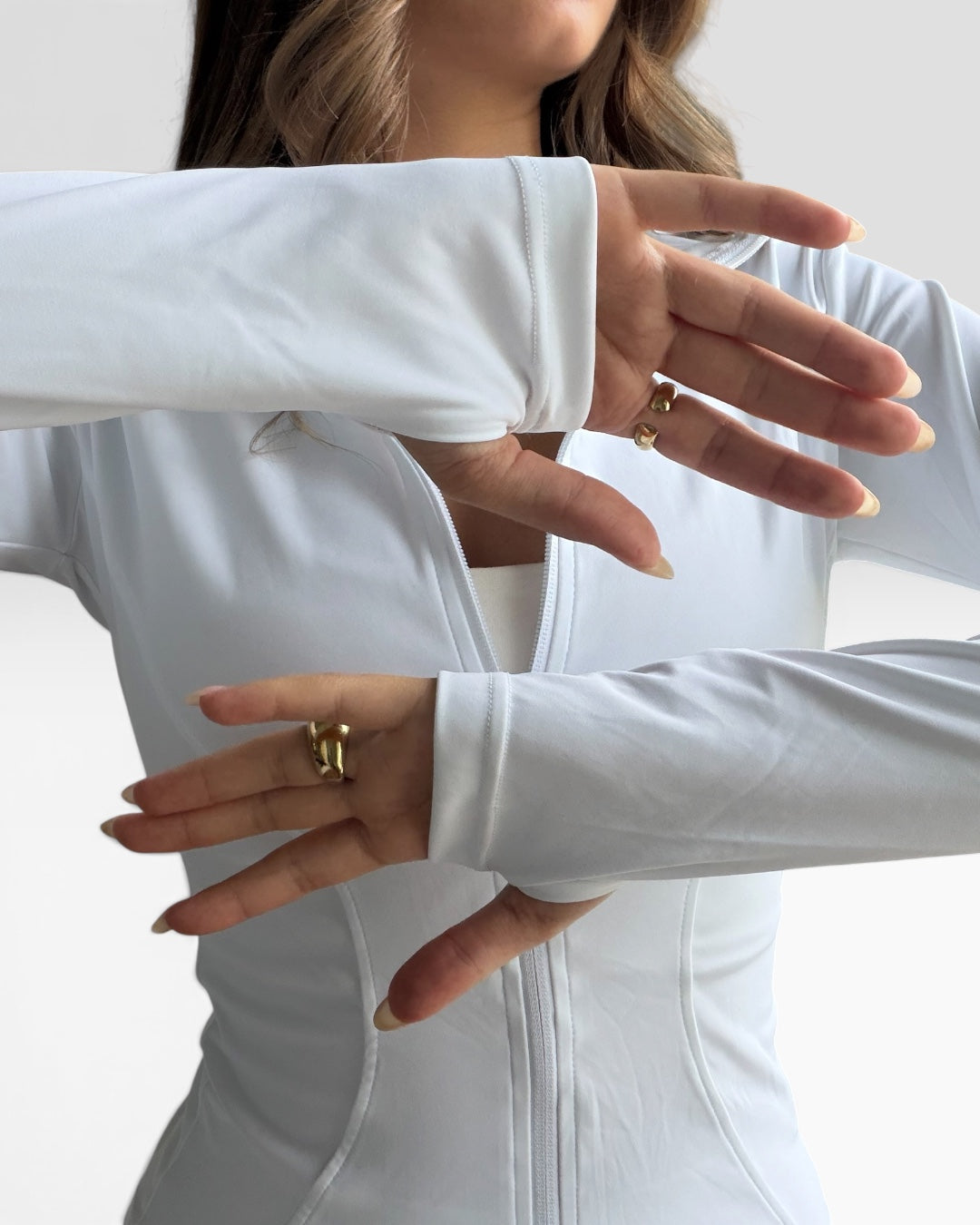 VESTE YOGI BLANCHE
