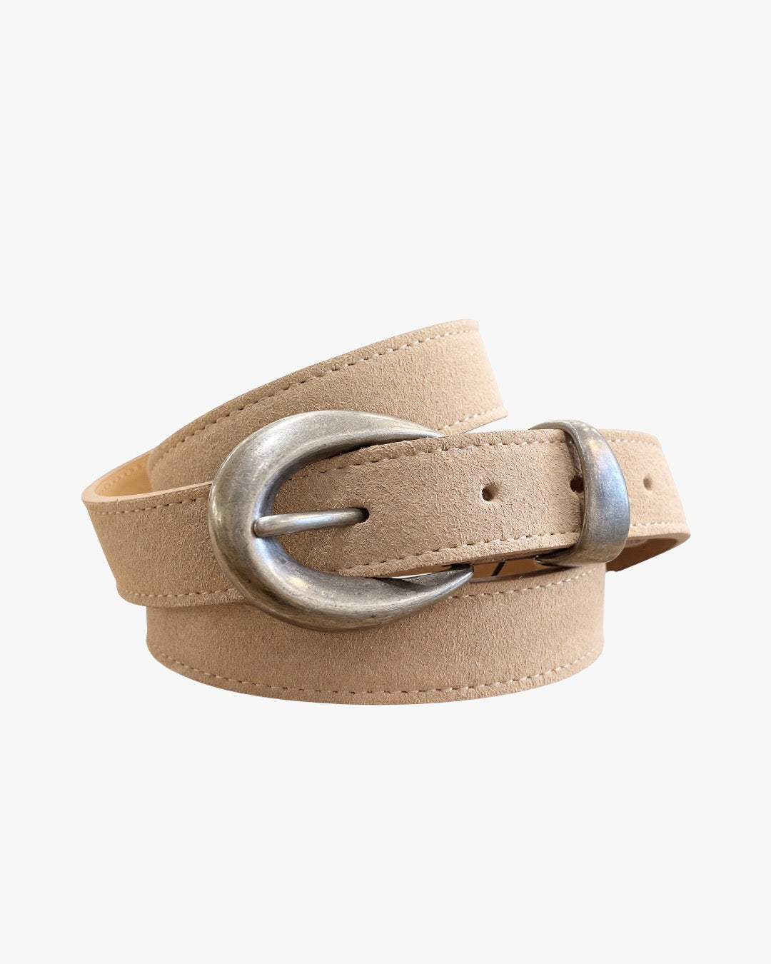 SILVER BUCKLE BELT