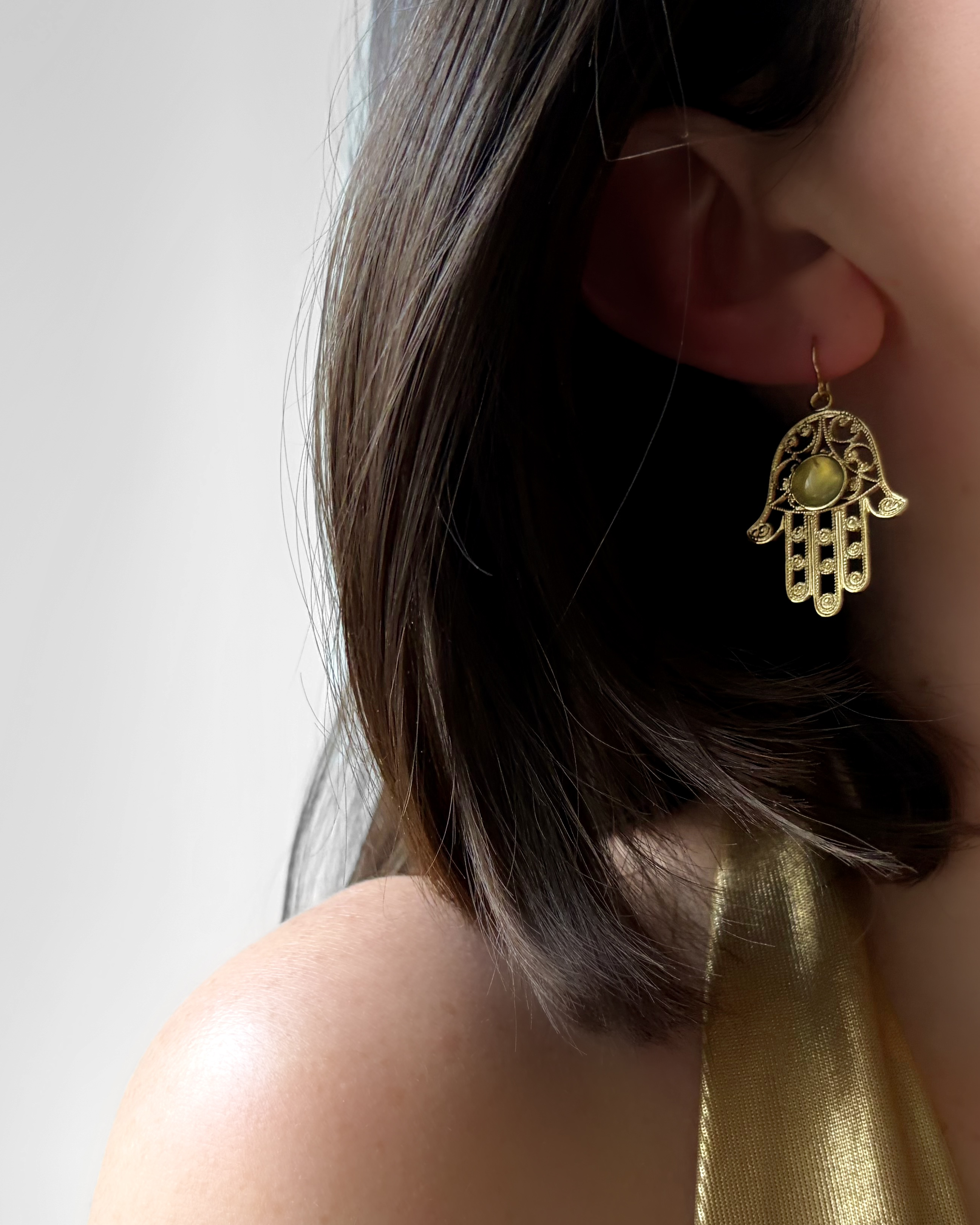 BOUCLES MAIN STONE