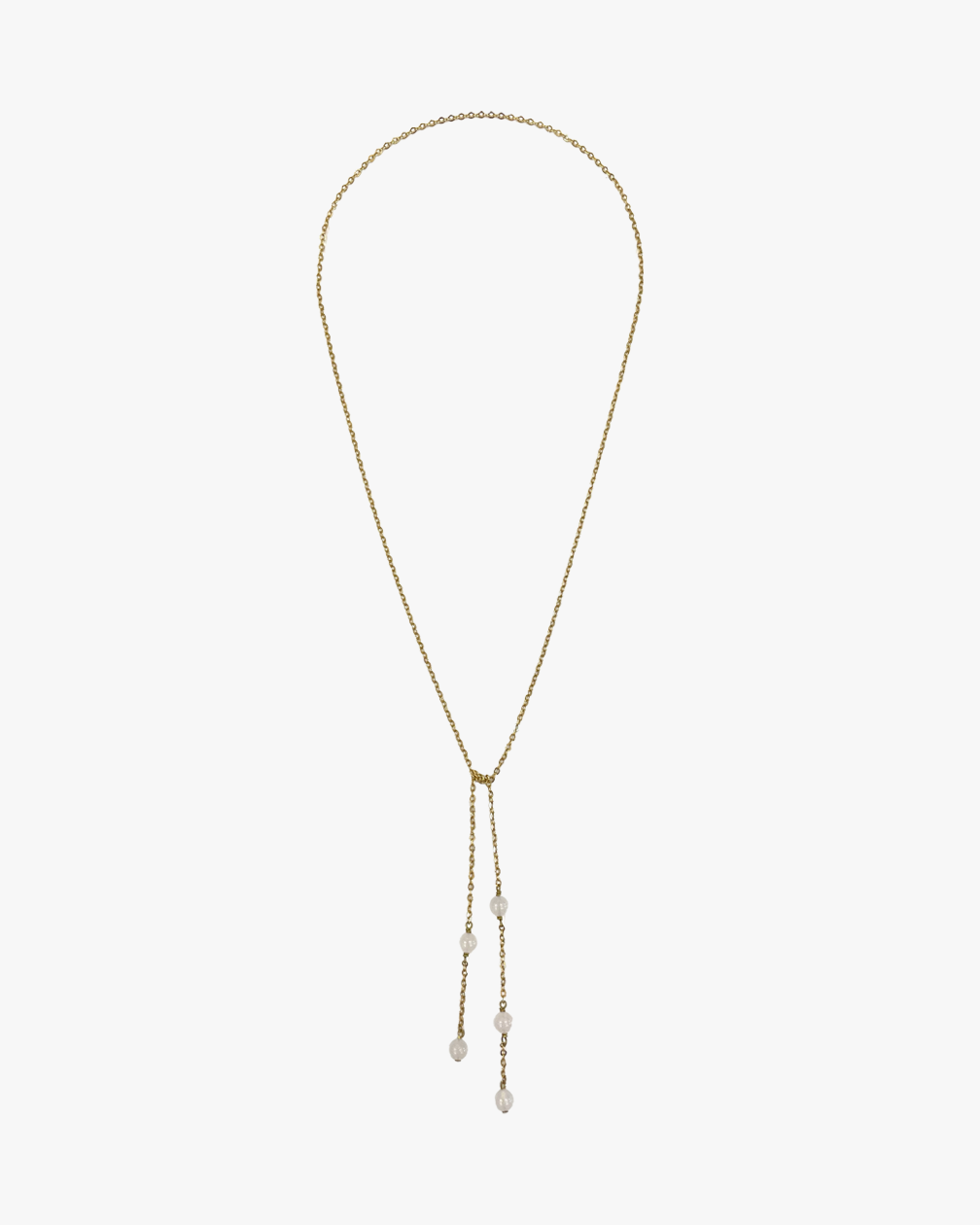 ROSE QUARTZ TIE NECKLACE