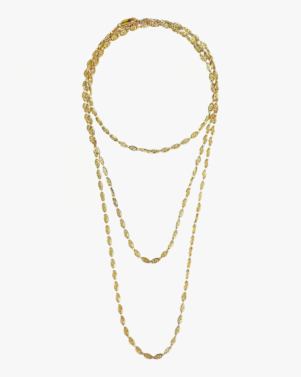 MINI DENTELLE LONG NECKLACE